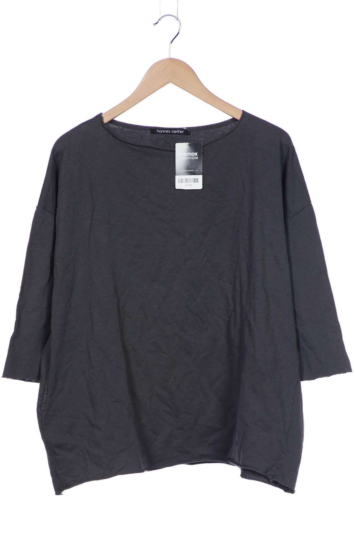 

hannes roether Damen Langarmshirt, grau, Gr. 36
