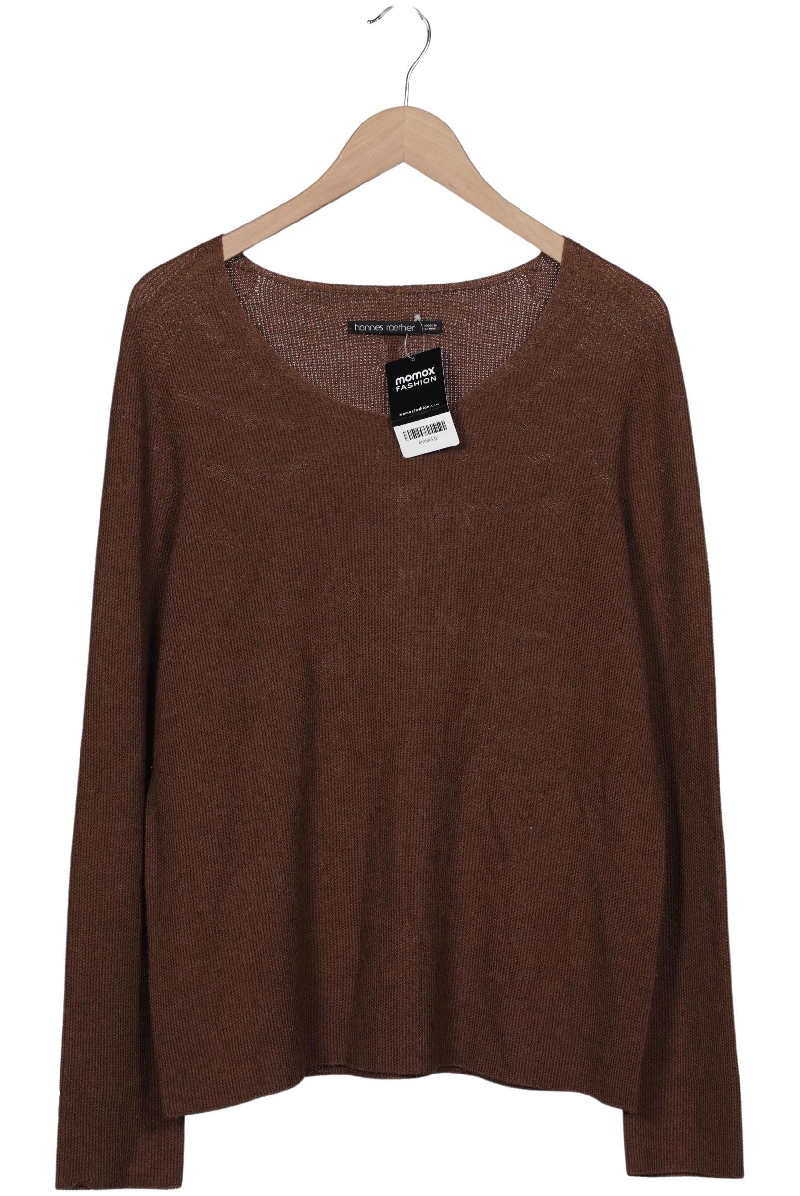 

hannes roether Damen Pullover, braun, Gr. 38