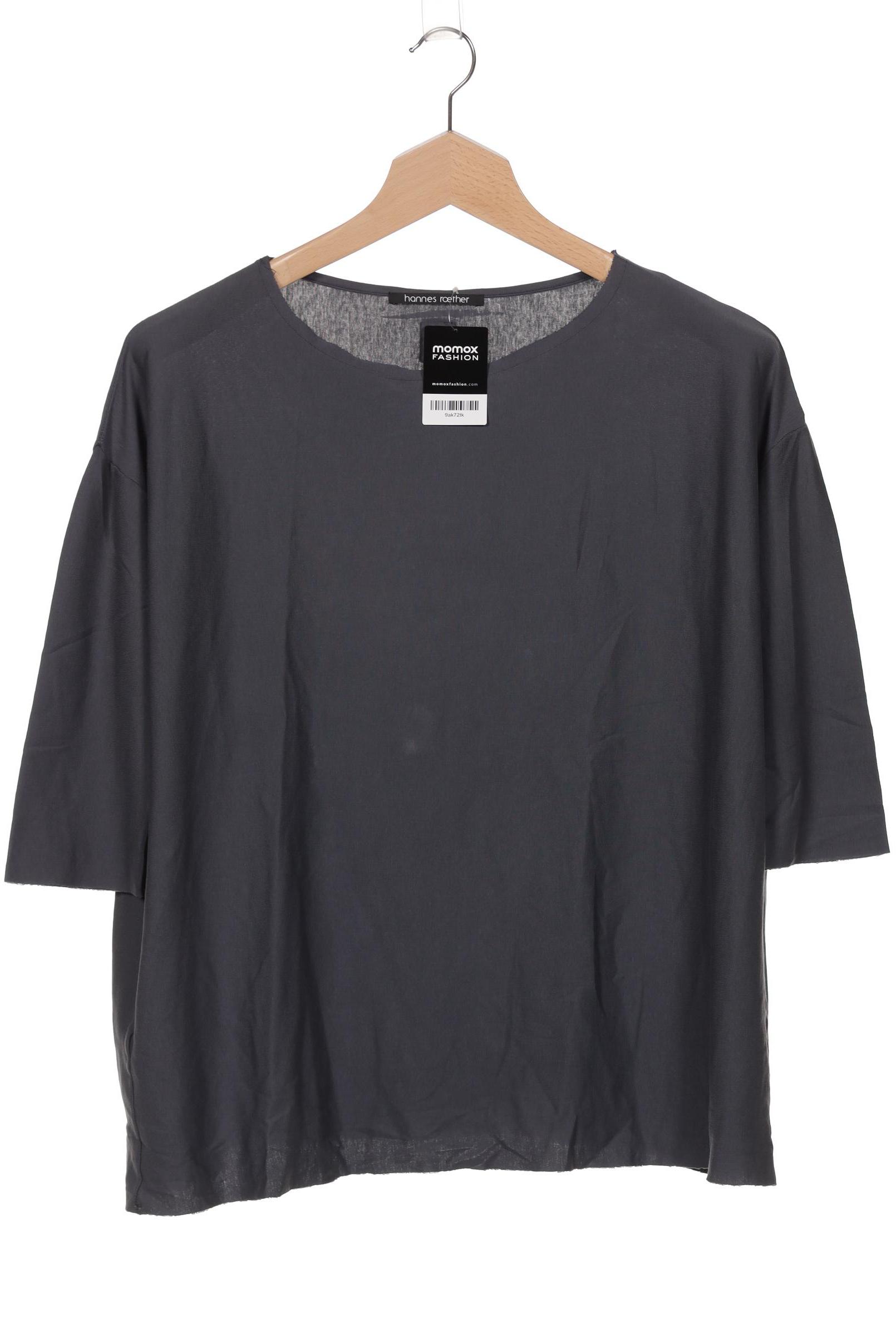 

hannes roether Damen Langarmshirt, grau, Gr. 38