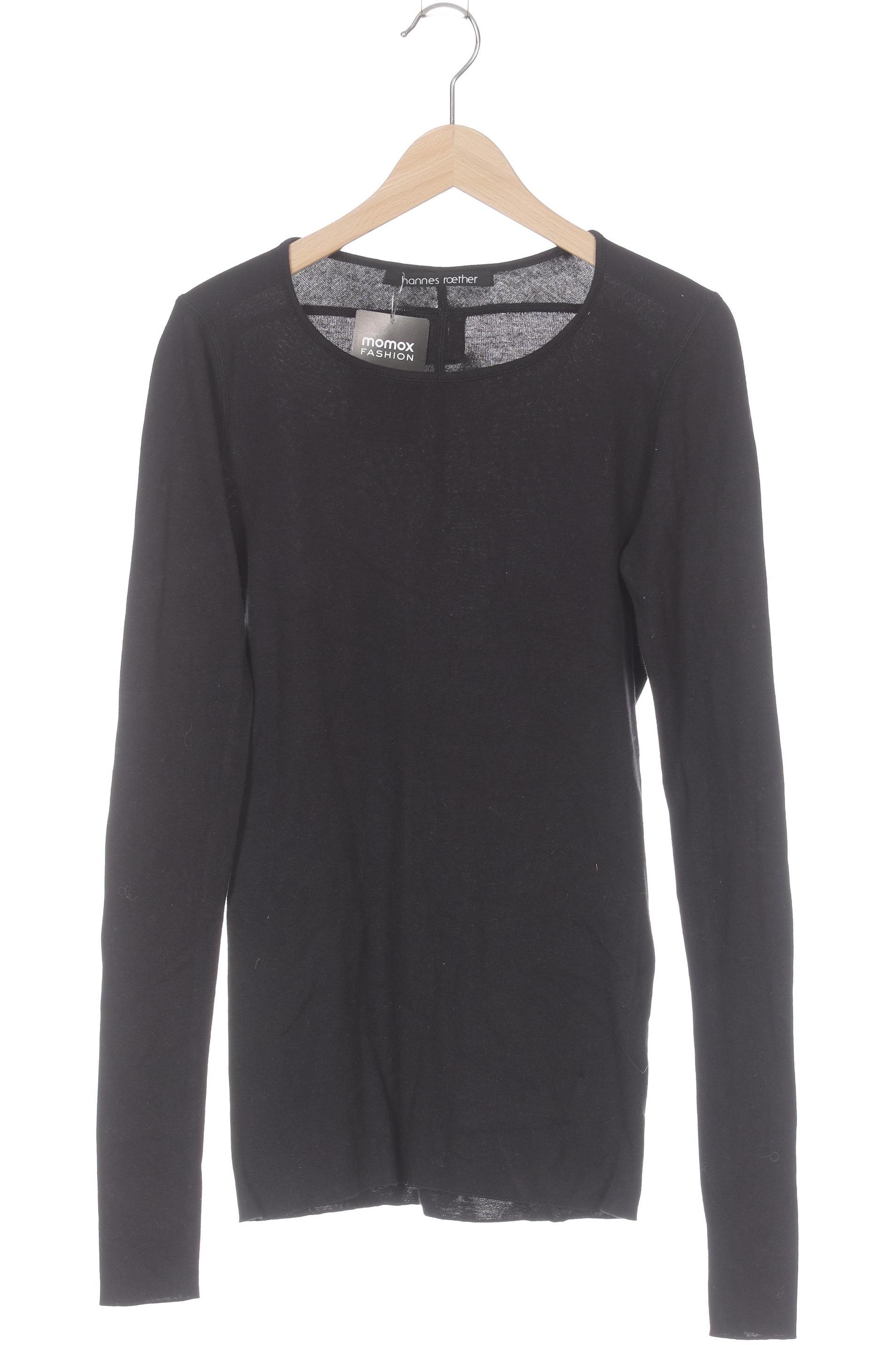 

hannes roether Damen Langarmshirt, schwarz, Gr.