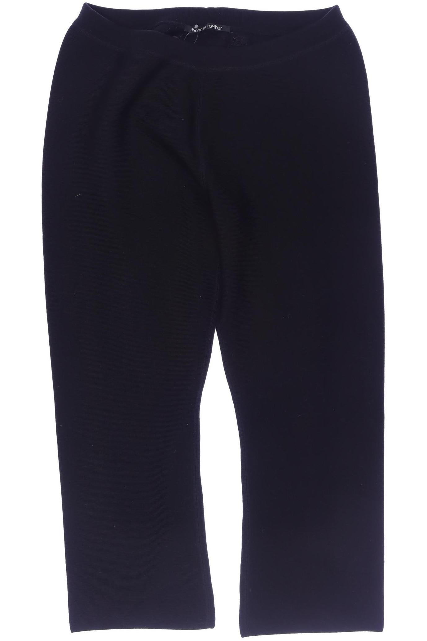 

hannes roether Damen Stoffhose, schwarz, Gr. 0