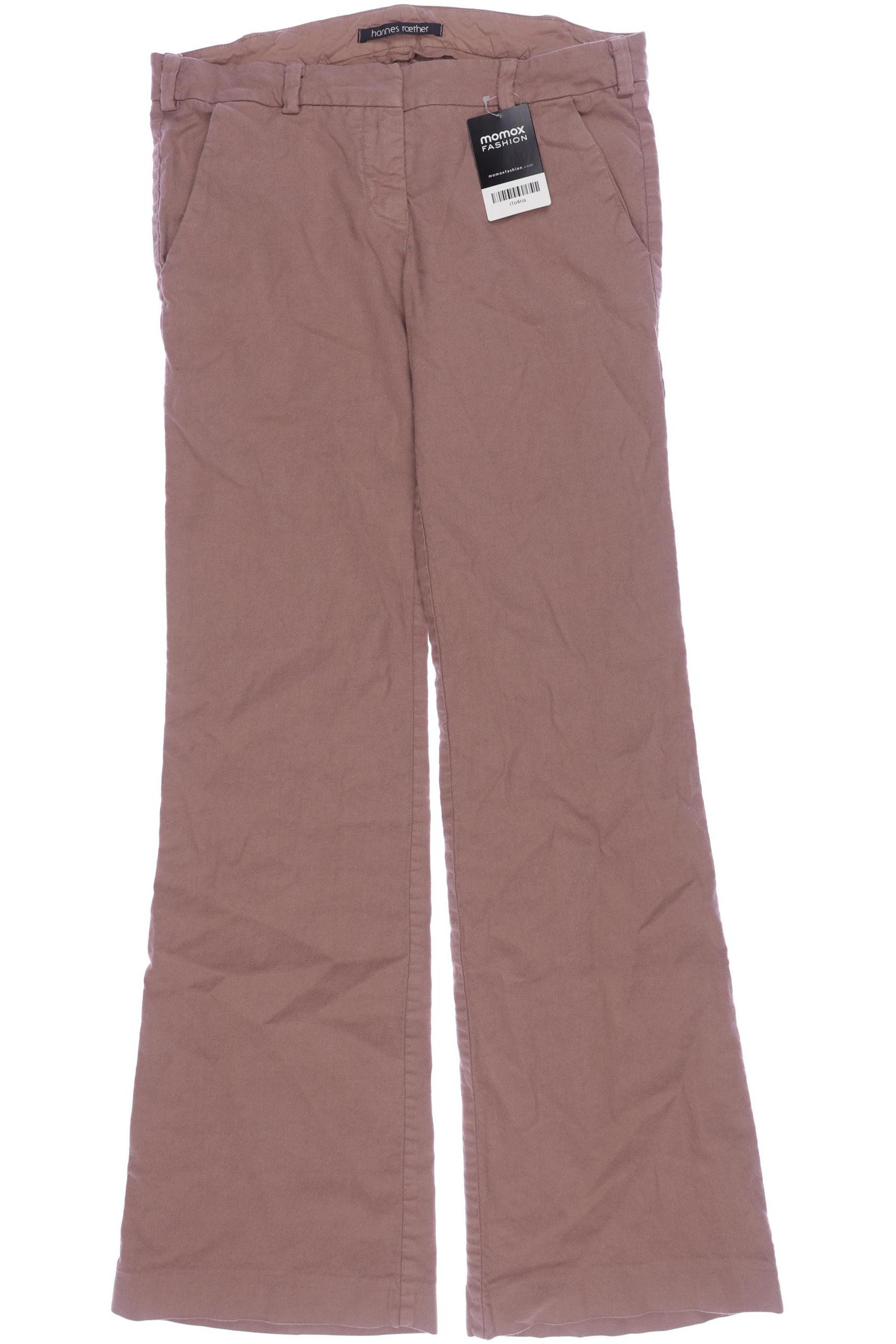 

hannes roether Damen Stoffhose, pink, Gr. 0