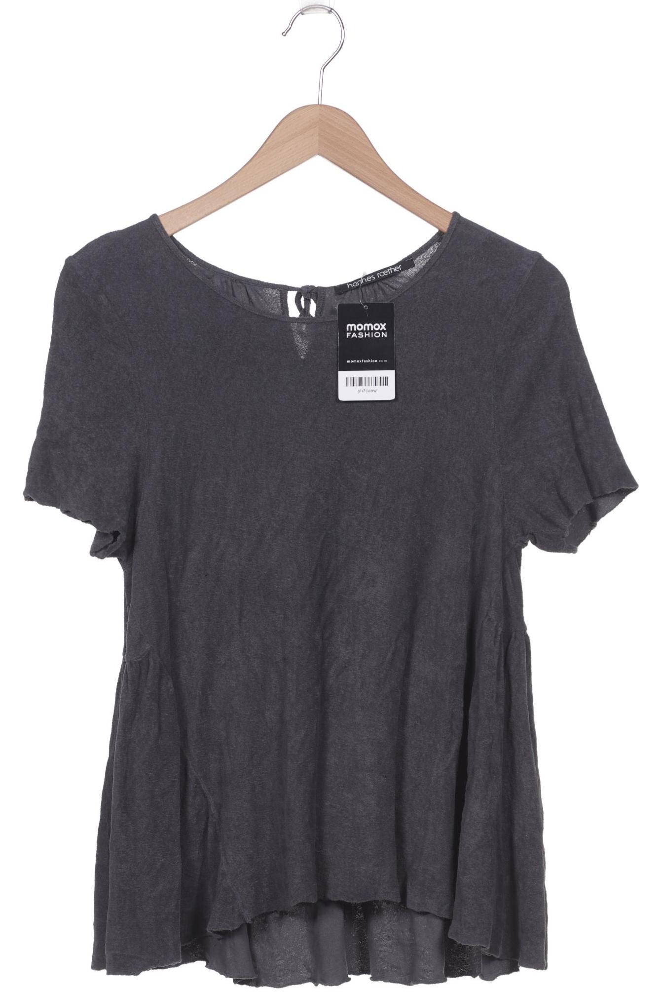

hannes roether Damen Bluse, grau, Gr. 34