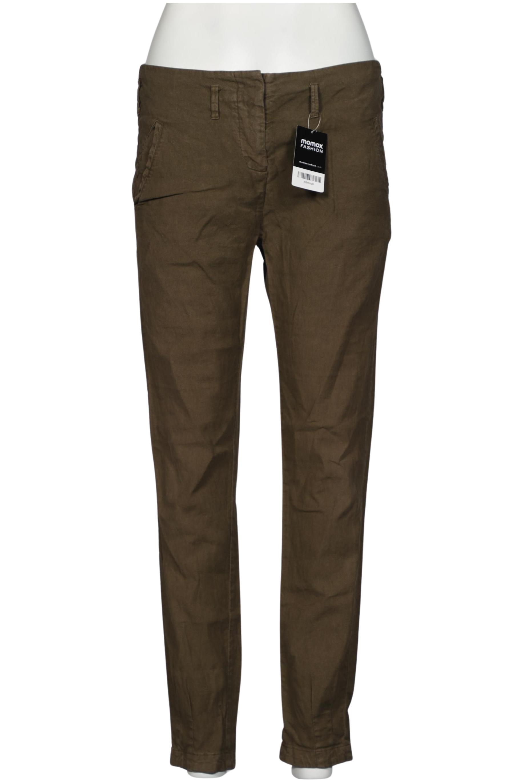 

hannes roether Damen Stoffhose, grün, Gr. 0