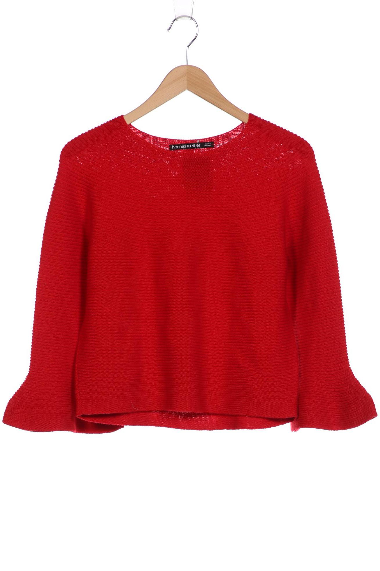 

hannes roether Damen Pullover, rot, Gr. 38