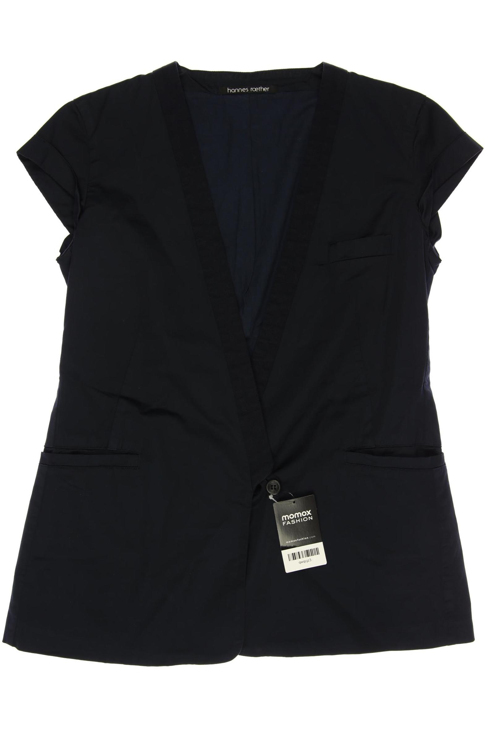 

hannes roether Damen Strickjacke, marineblau, Gr. 38