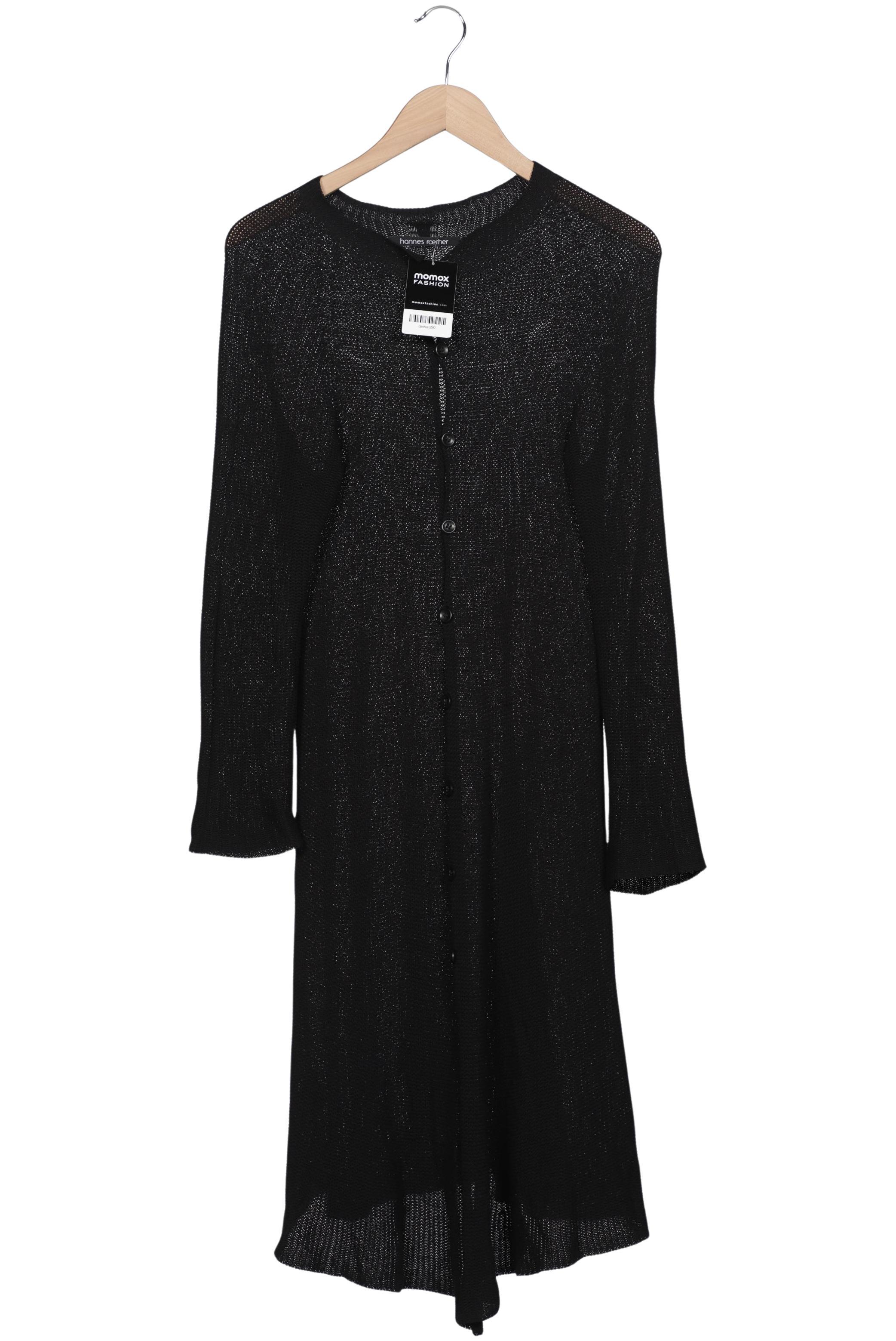 

hannes roether Damen Strickjacke, schwarz, Gr. 38