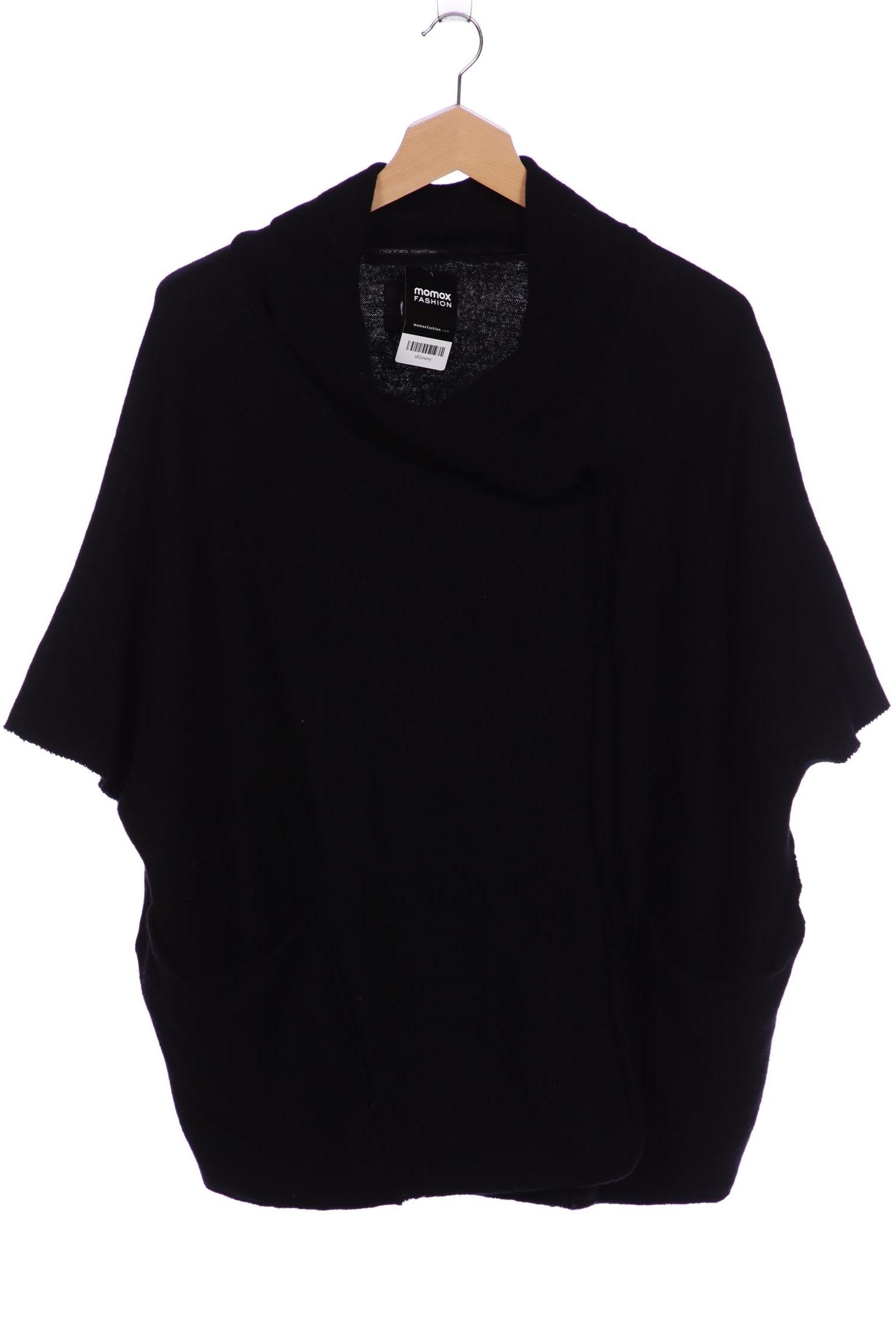 

hannes roether Damen Strickjacke, schwarz, Gr. 42