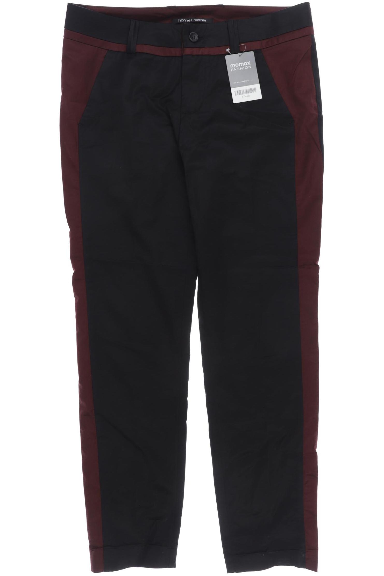

hannes roether Damen Stoffhose, schwarz, Gr. 0