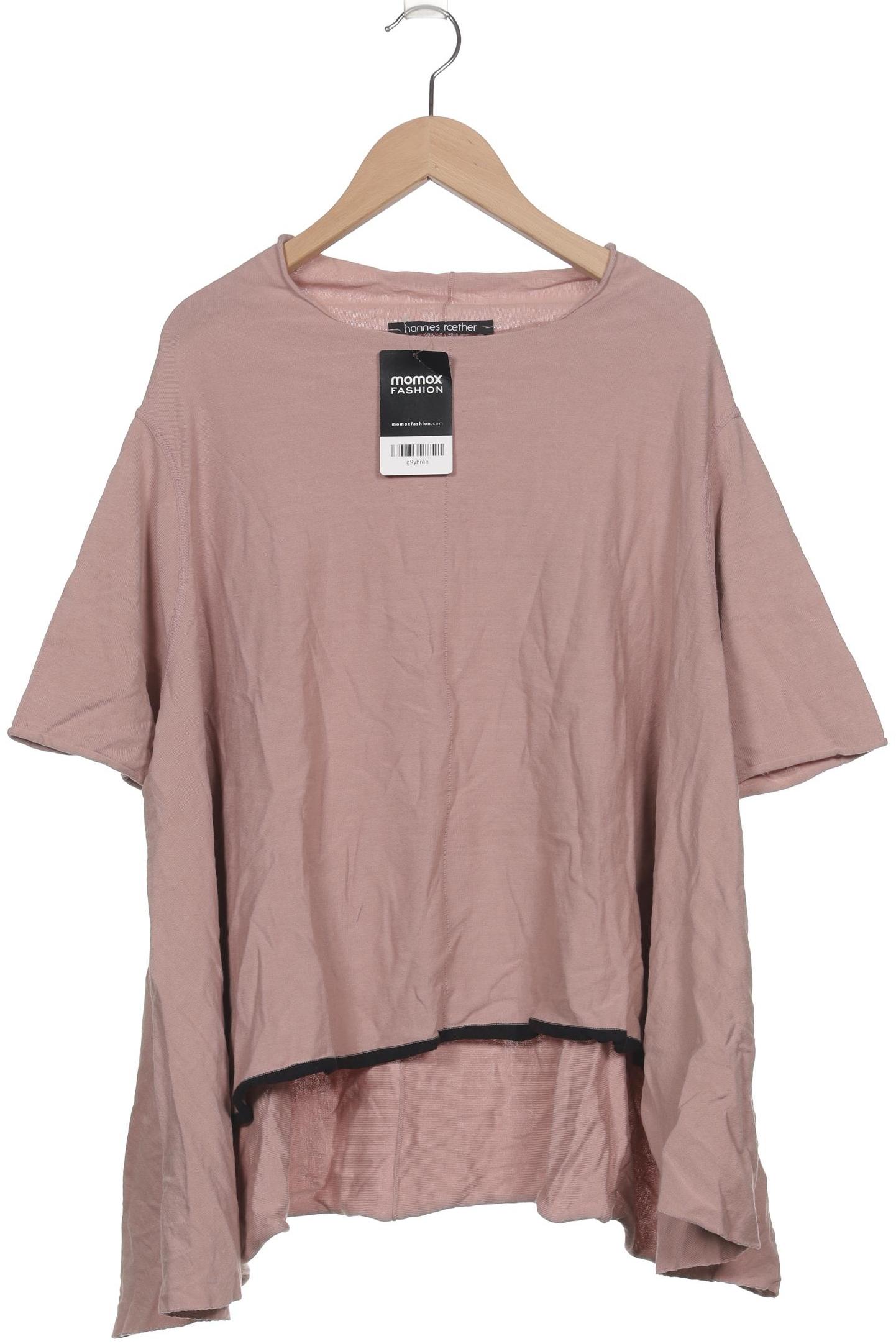 

hannes roether Damen T-Shirt, pink, Gr. 42