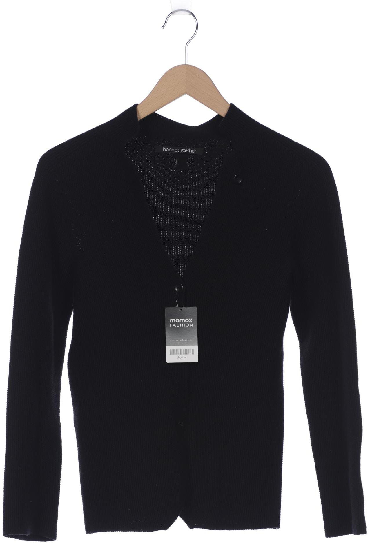 

hannes roether Damen Strickjacke, schwarz, Gr. 42