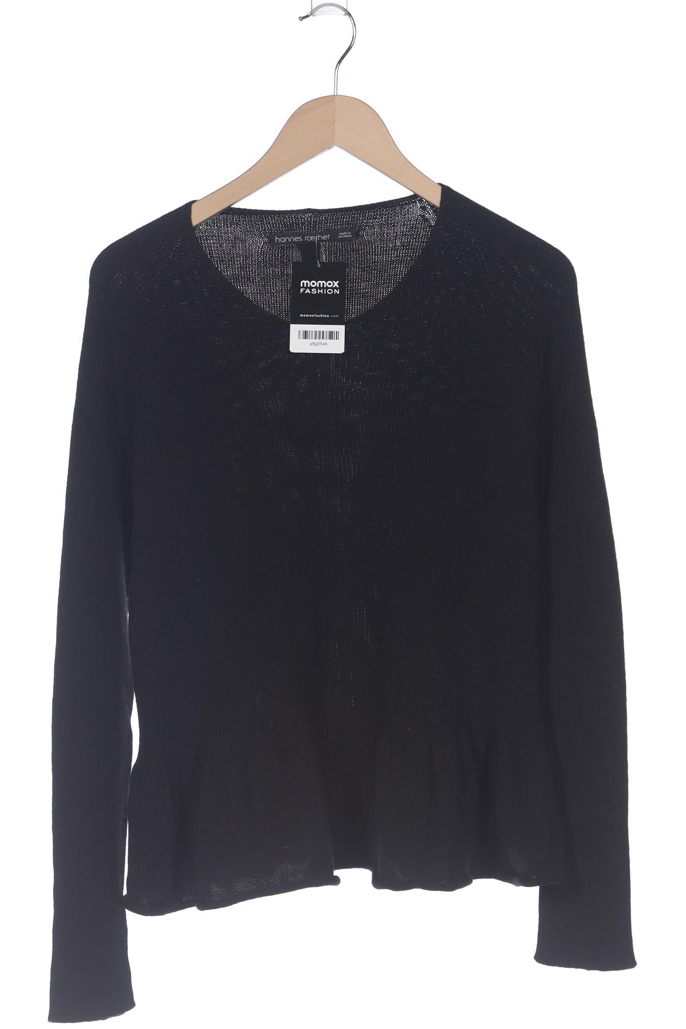 

hannes roether Damen Pullover, schwarz, Gr. 38