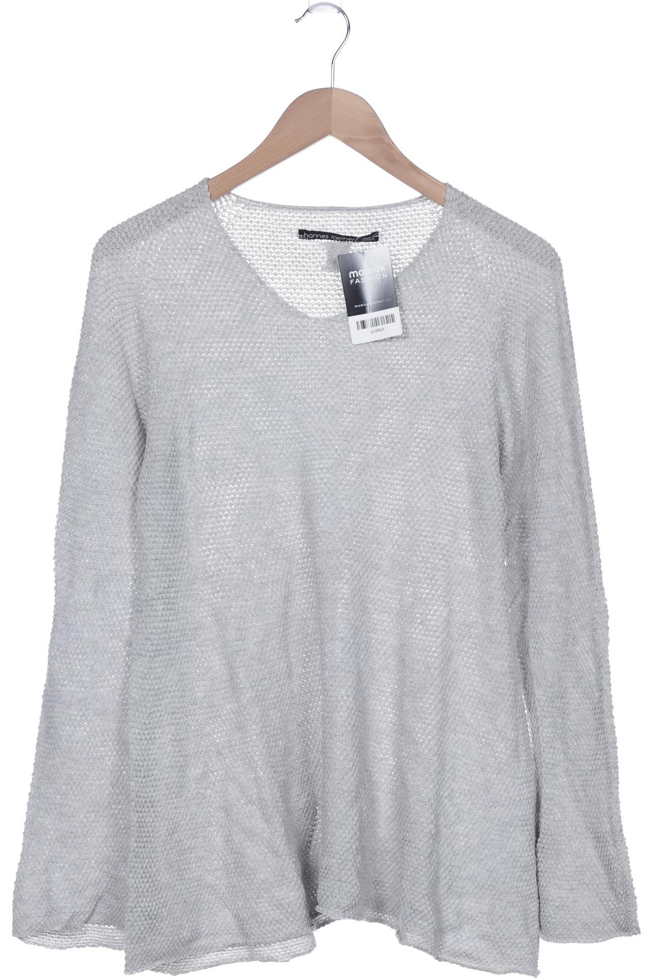 

hannes roether Damen Pullover, grau, Gr. 42