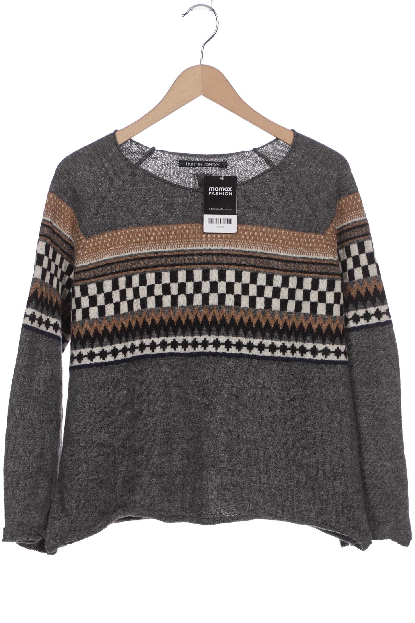 

hannes roether Damen Pullover, grau, Gr. 42