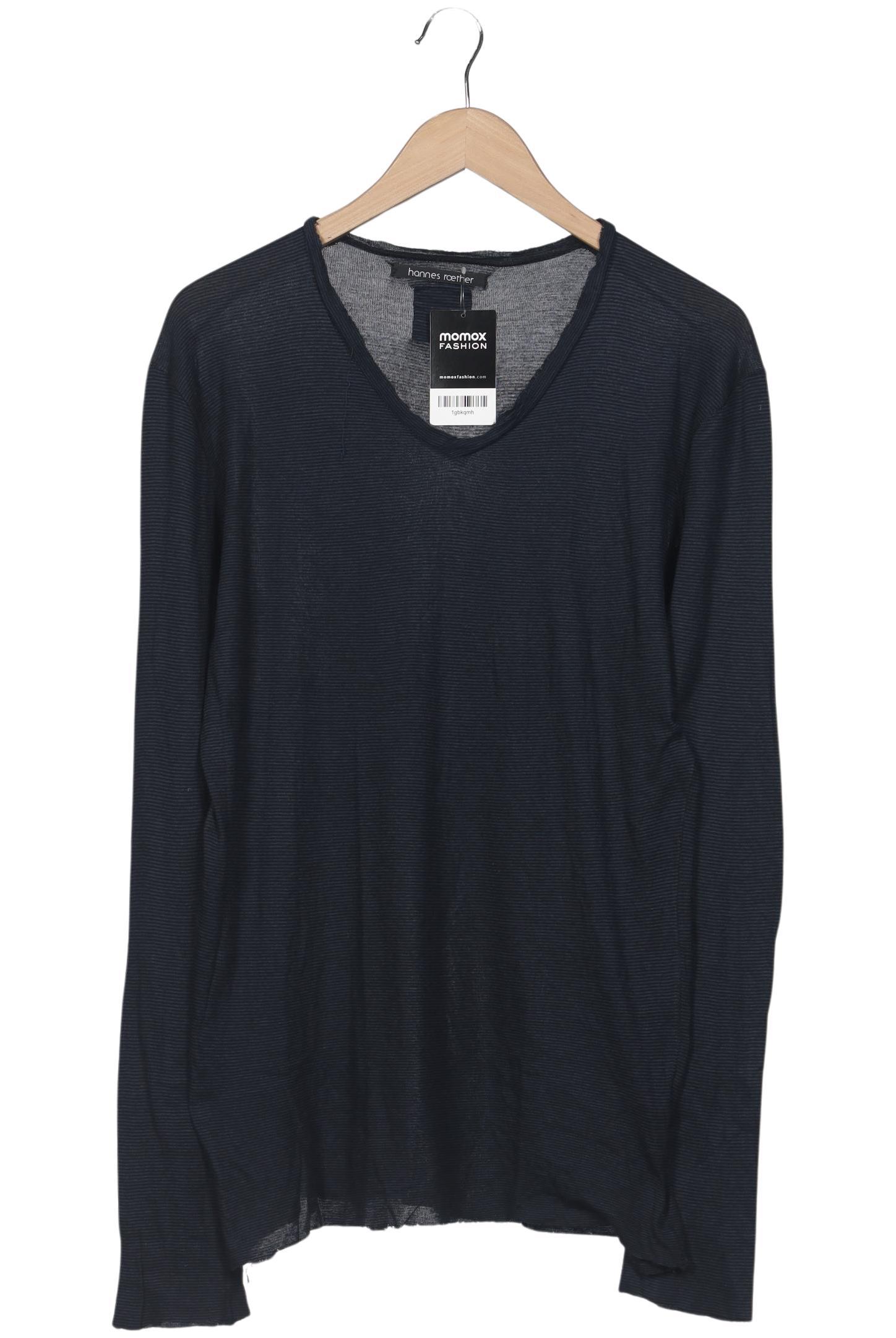 

hannes roether Herren Langarmshirt, marineblau, Gr. 52