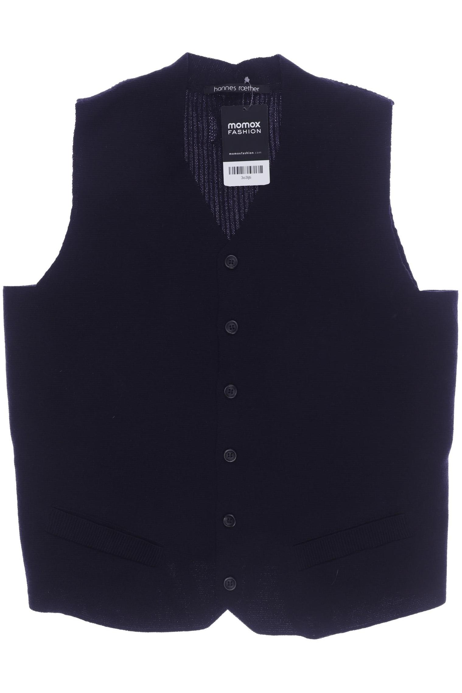 

hannes roether Herren Weste, schwarz, Gr. 48