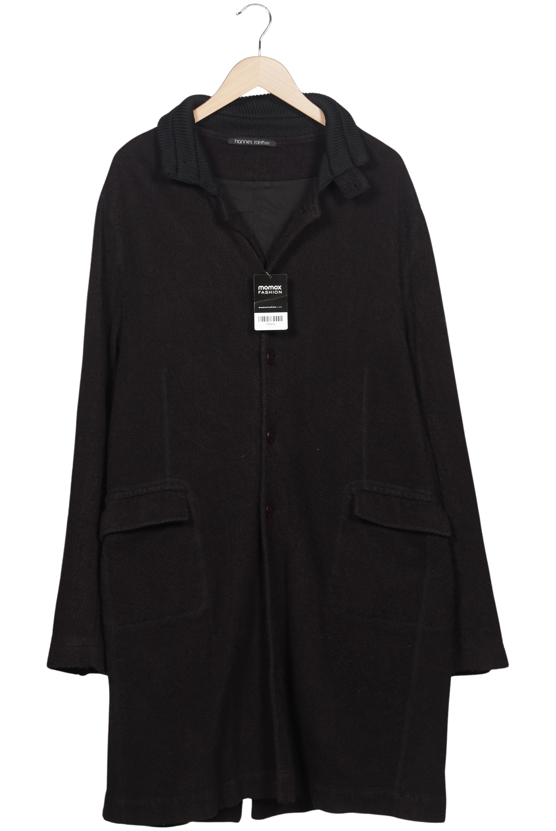 

hannes roether Herren Mantel, schwarz, Gr. 56