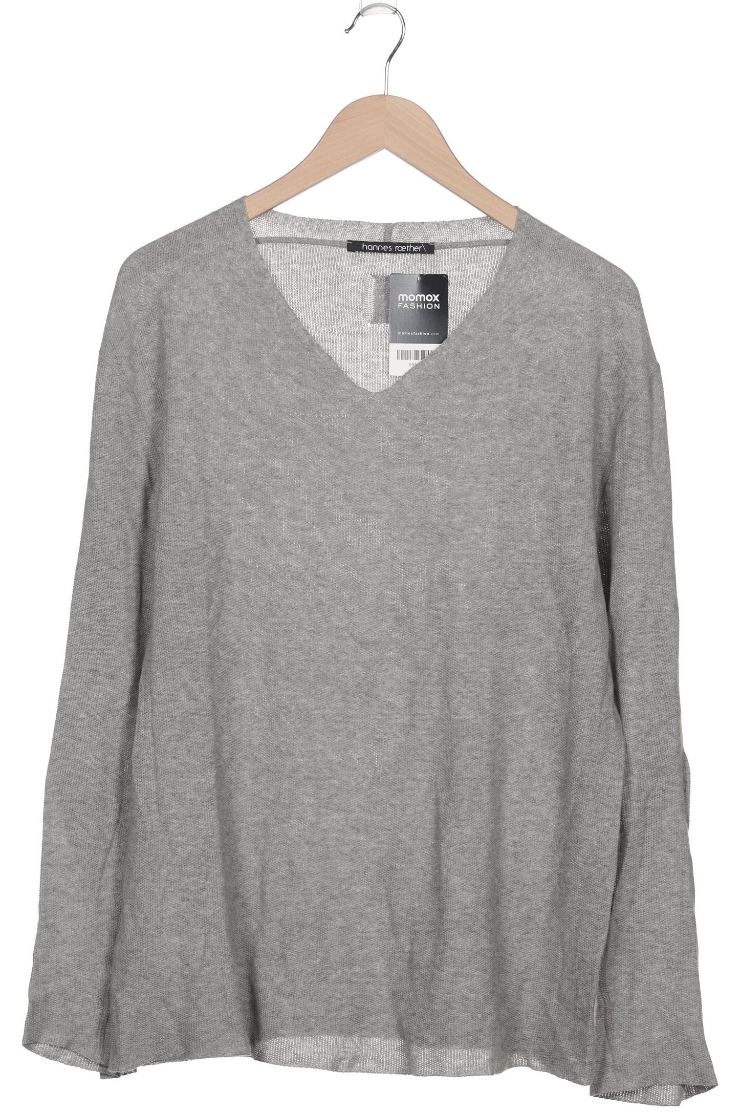 

hannes roether Herren Pullover, grau, Gr. 56