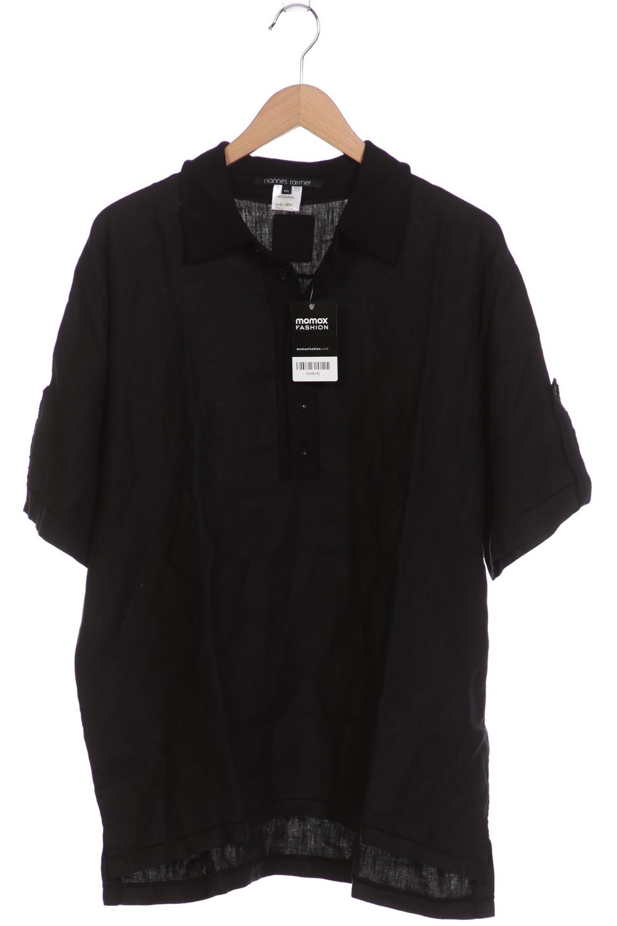 

hannes roether Herren Poloshirt, schwarz