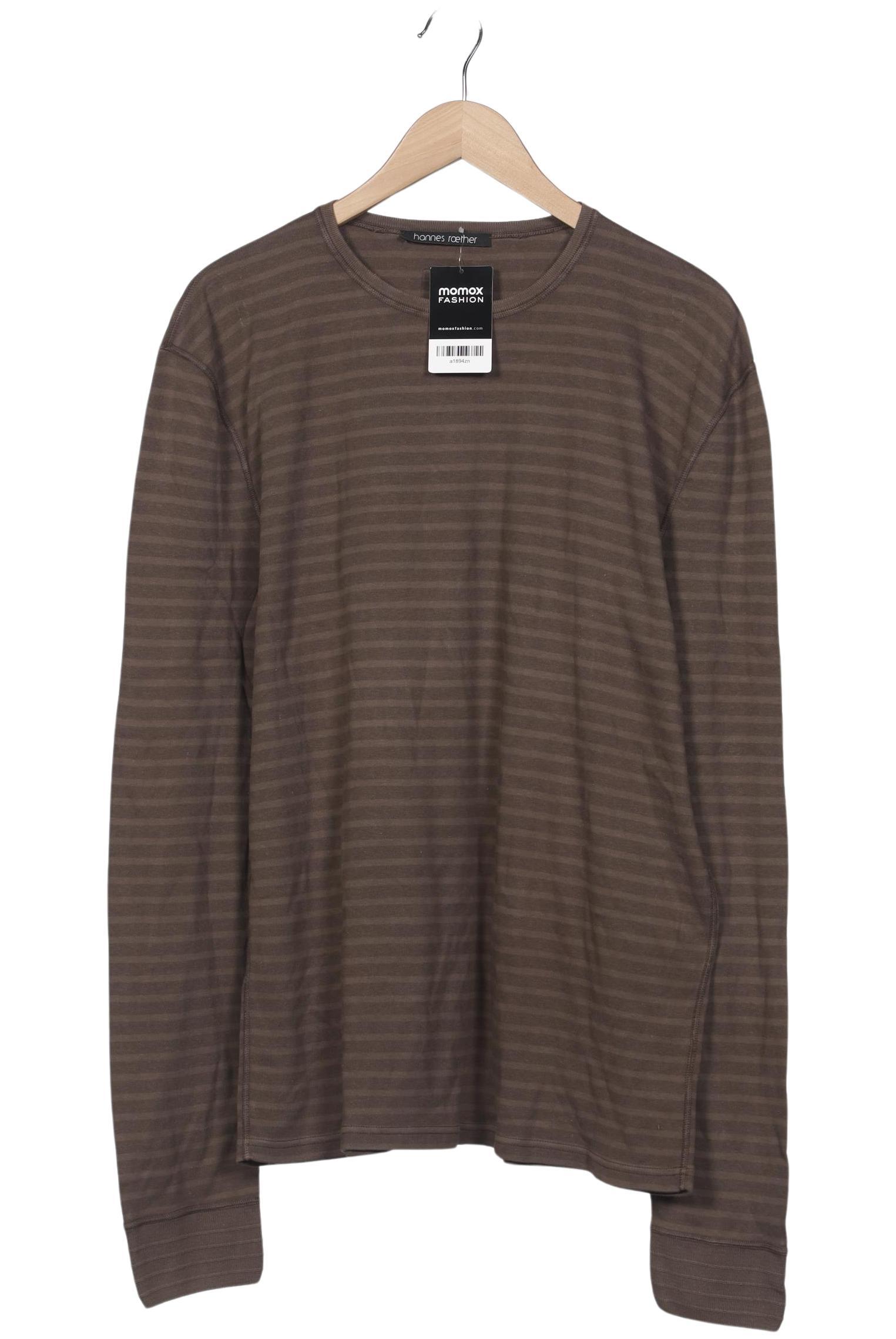 

hannes roether Herren Langarmshirt, braun, Gr. 52