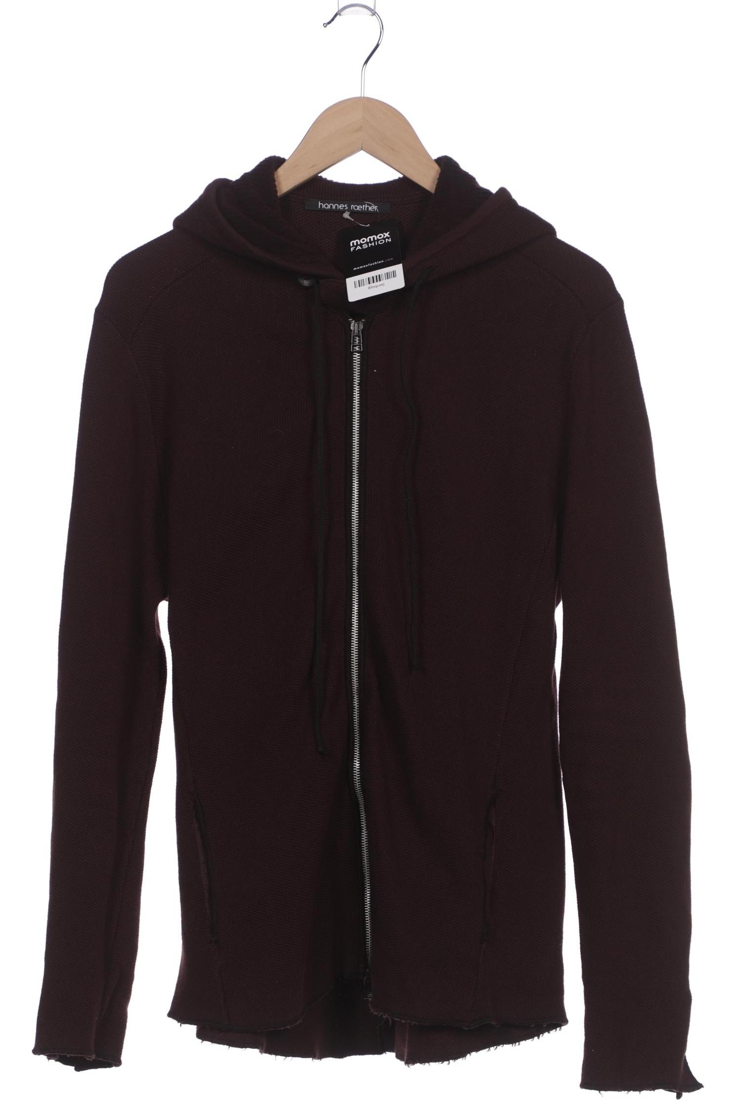 

hannes roether Herren Kapuzenpullover, bordeaux, Gr. 48