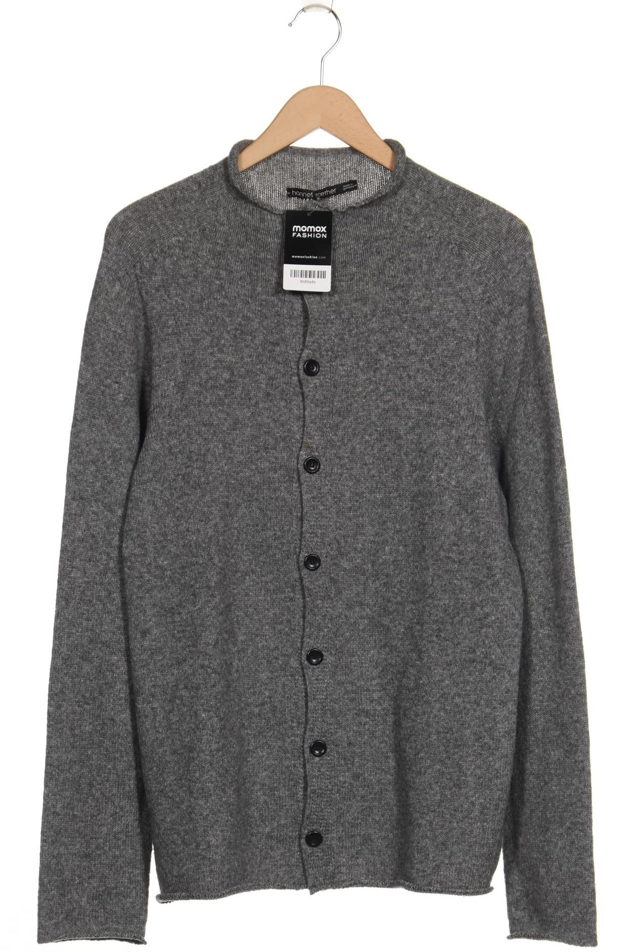 

hannes roether Herren Strickjacke, grau, Gr. 54