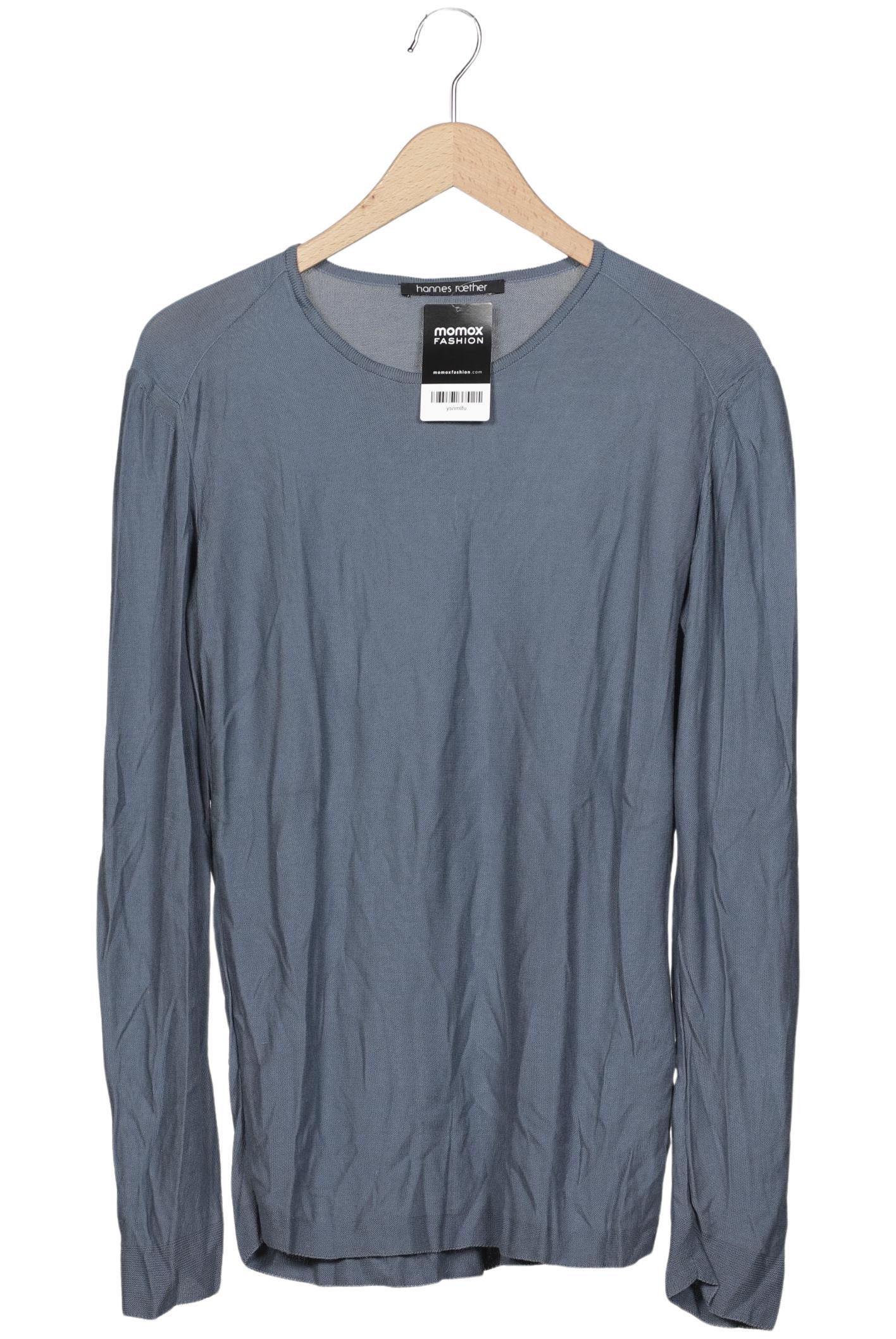 

hannes roether Herren Pullover, blau, Gr. 48