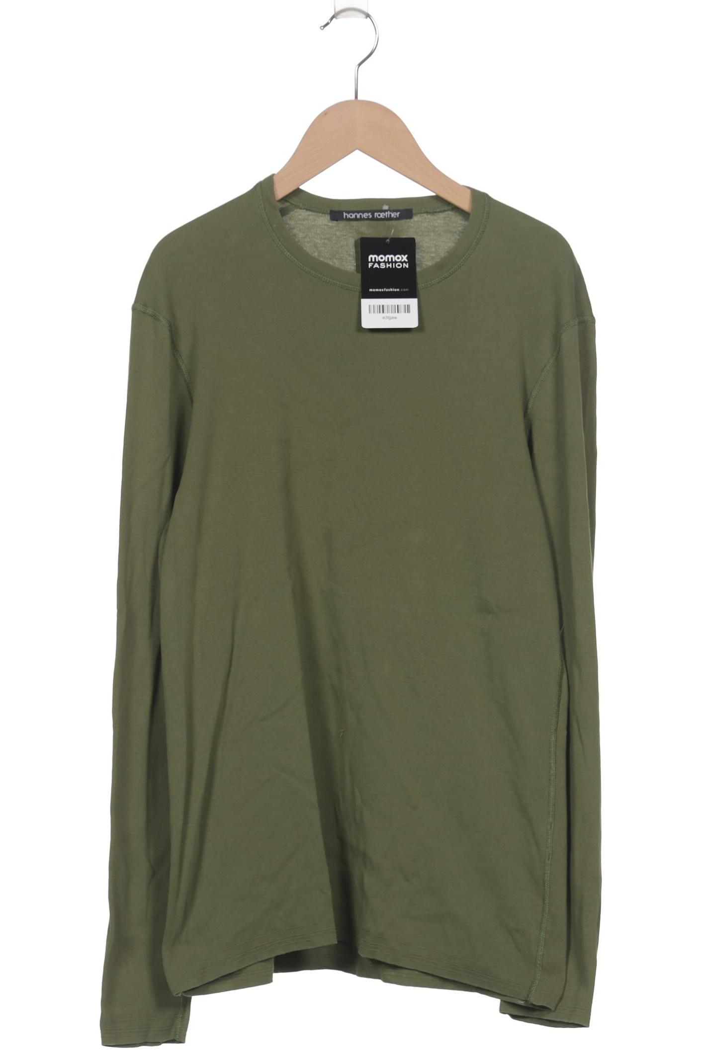 

hannes roether Herren Langarmshirt, grün, Gr. 52