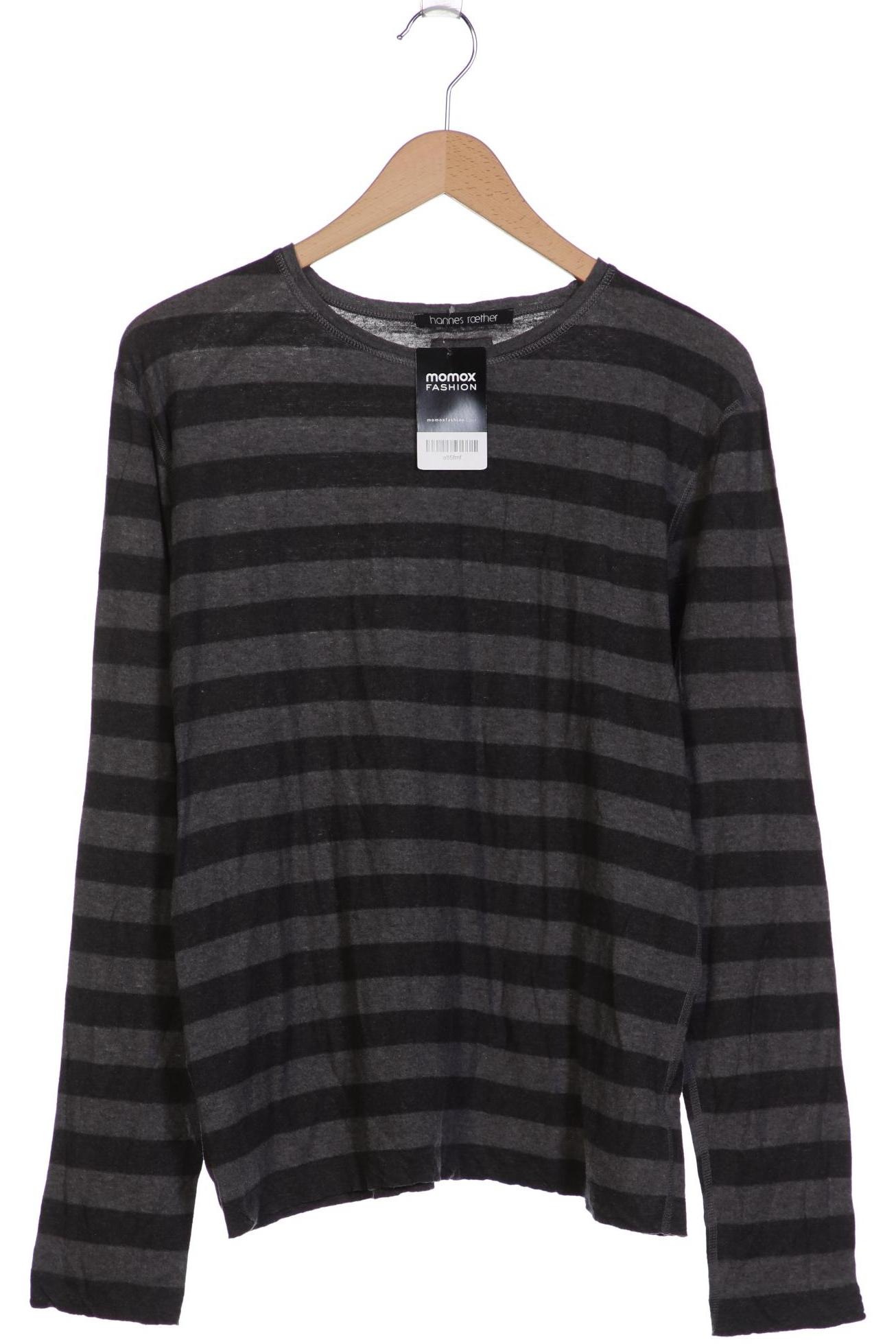 

hannes roether Herren Langarmshirt, grau, Gr. 52