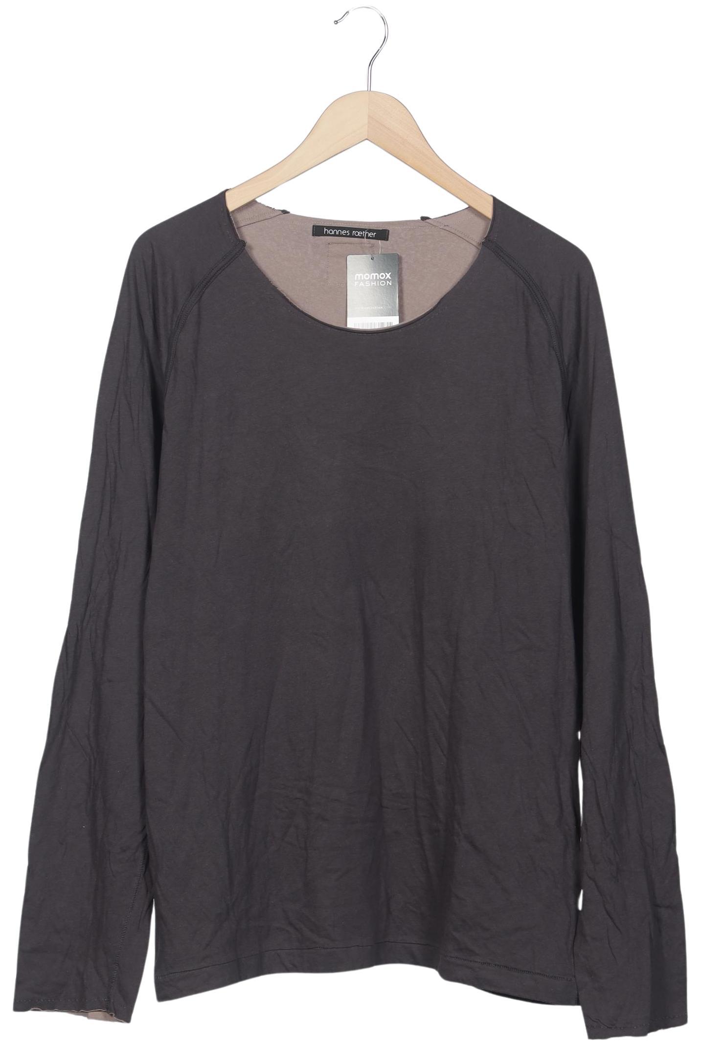 

hannes roether Herren Langarmshirt, grau, Gr. 58
