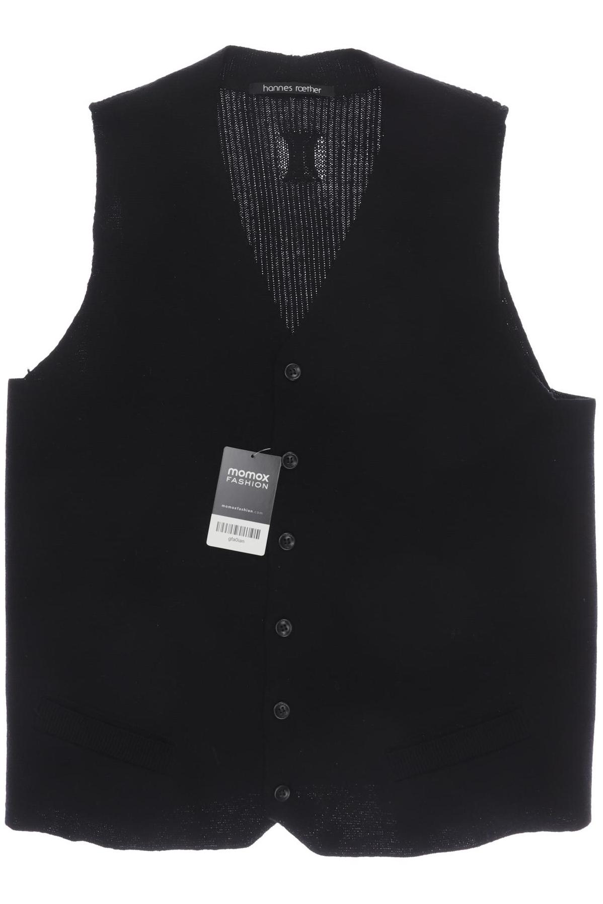 

hannes roether Herren Weste, schwarz, Gr. 48