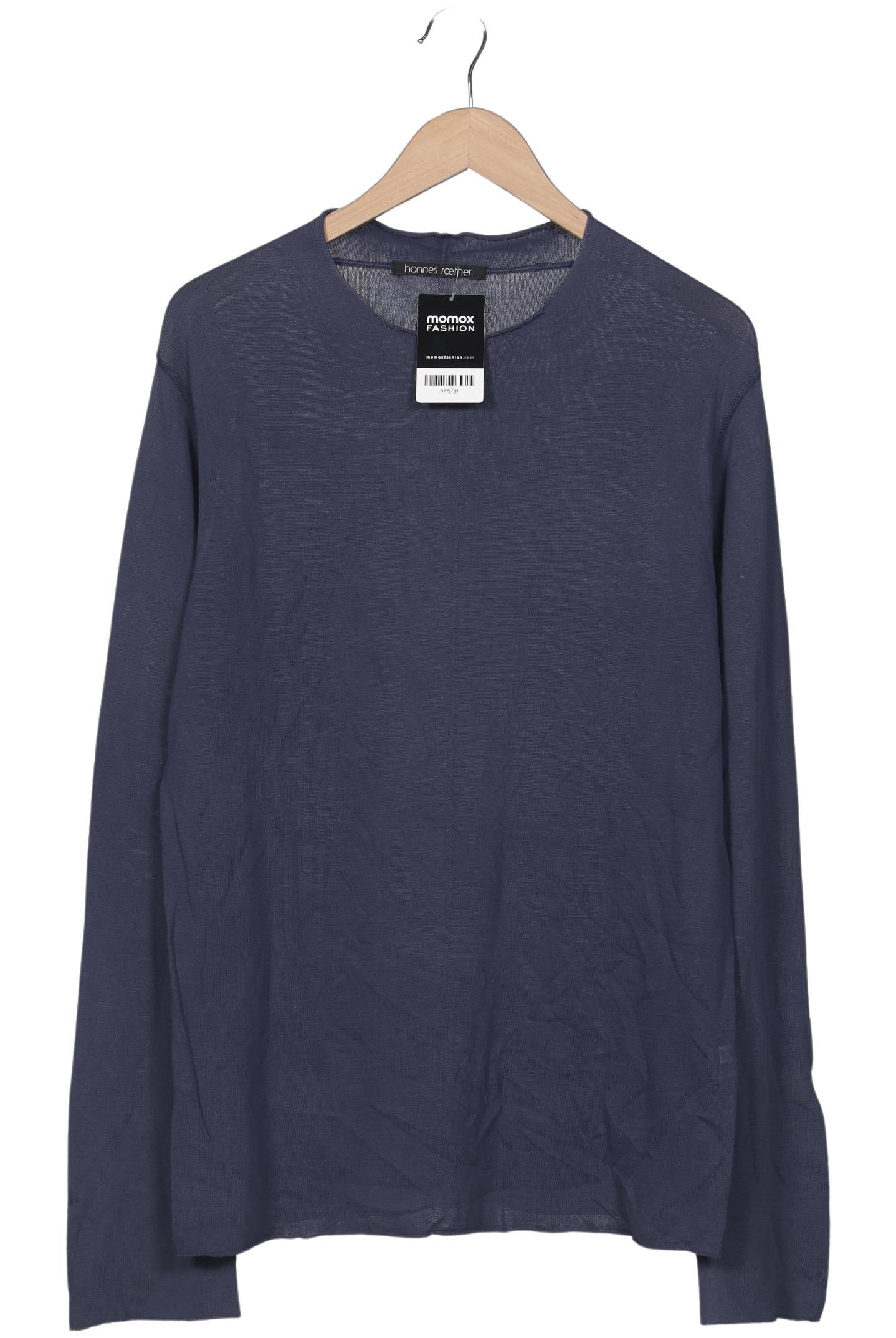 

hannes roether Herren Langarmshirt, marineblau, Gr. 52