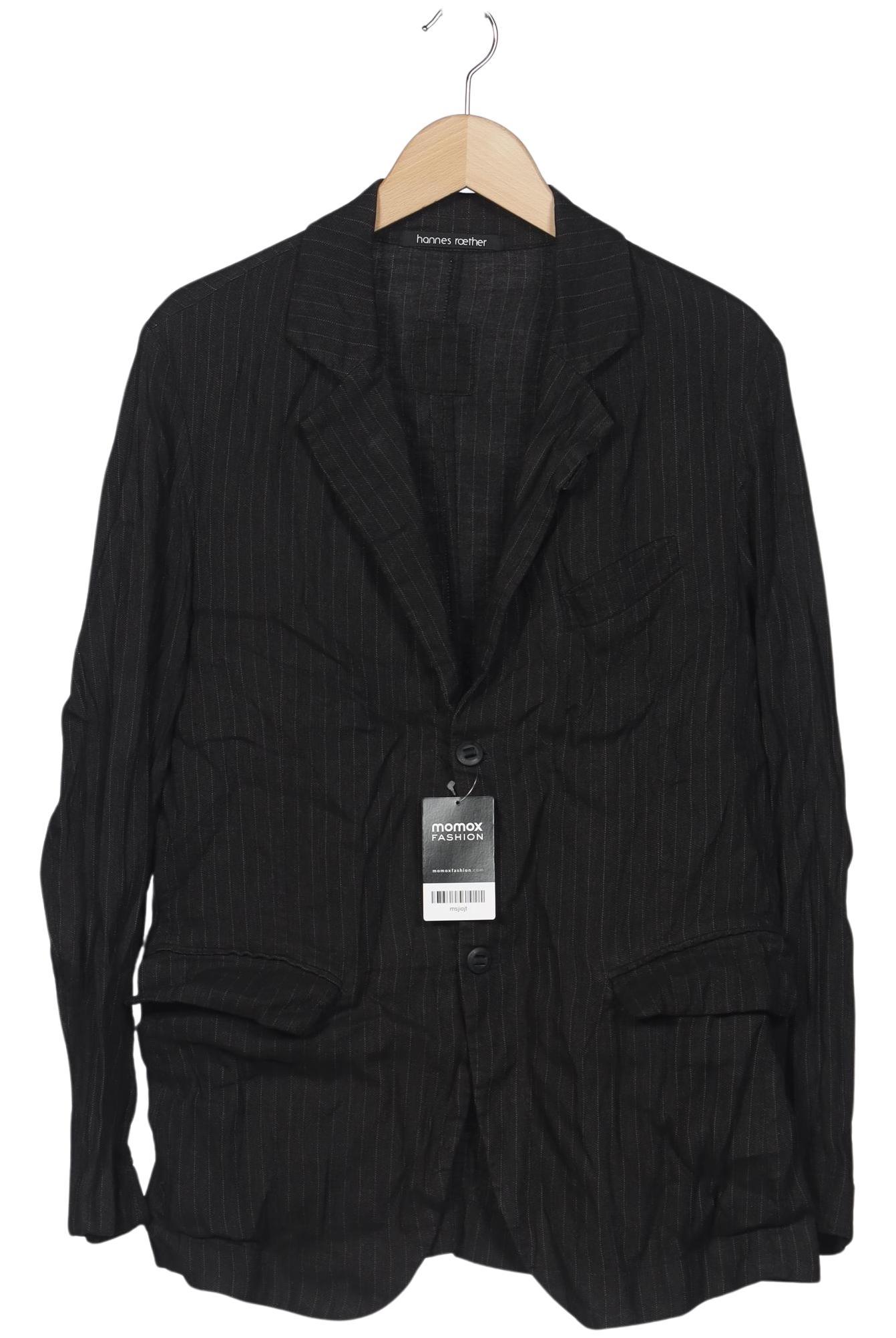 

hannes roether Herren Sakko, schwarz, Gr. 46