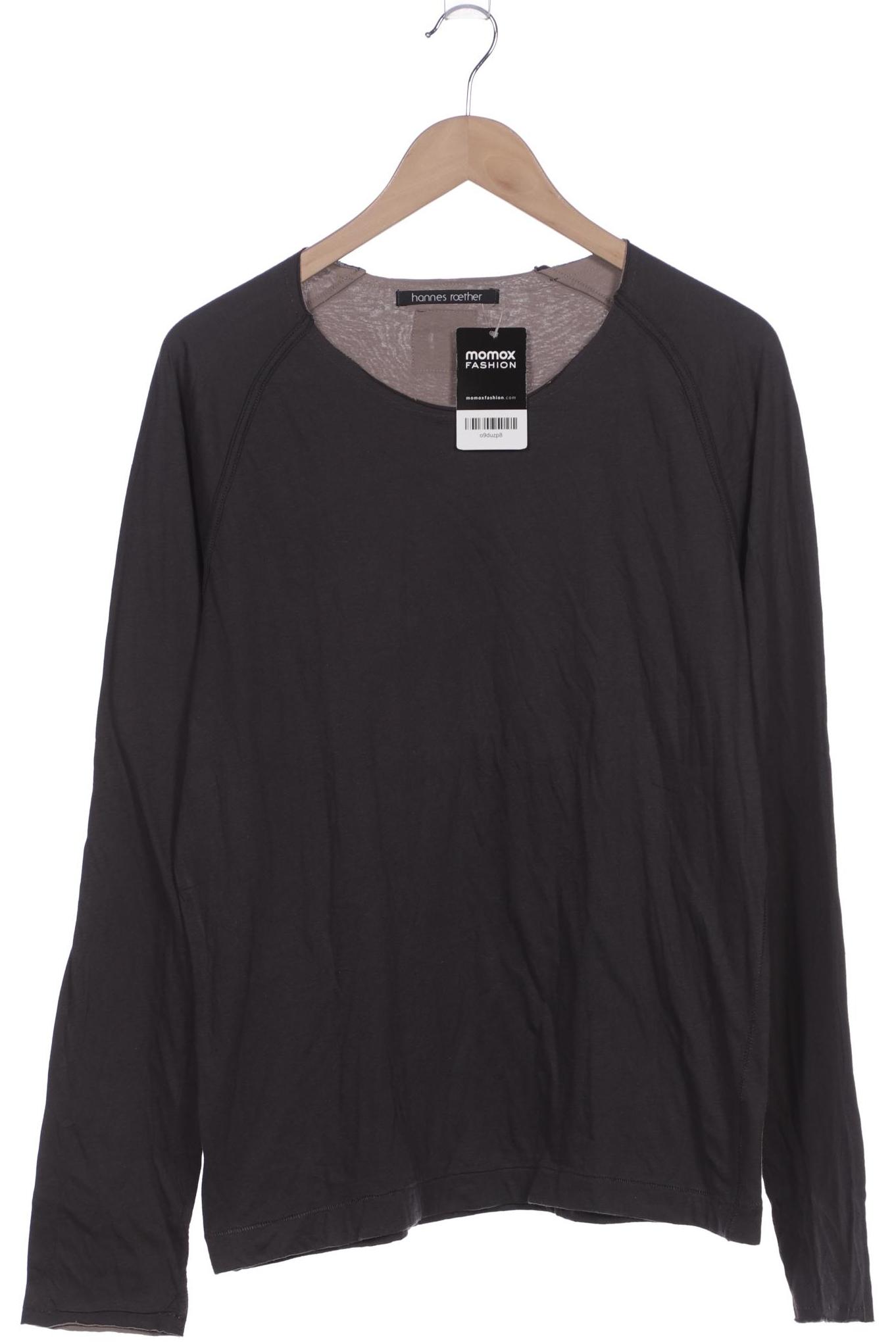 

hannes roether Herren Langarmshirt, grau, Gr. 54