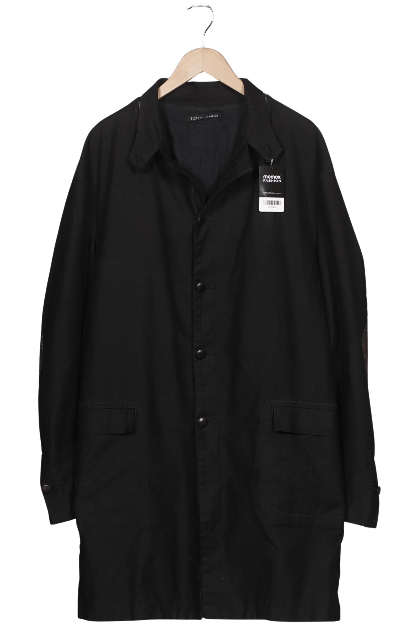 

hannes roether Herren Mantel, schwarz, Gr. 56