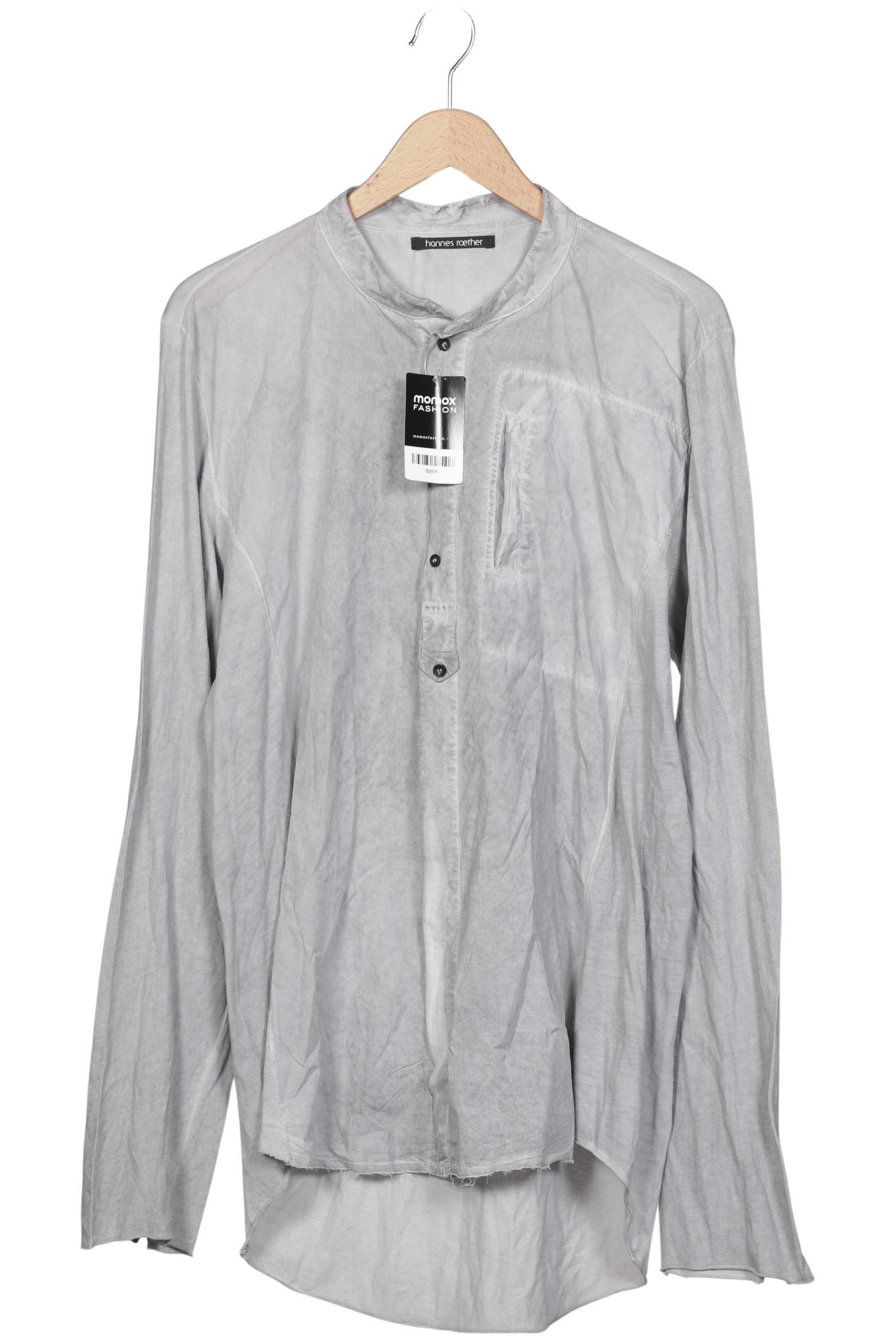 

hannes roether Herren Hemd, grau, Gr. 56