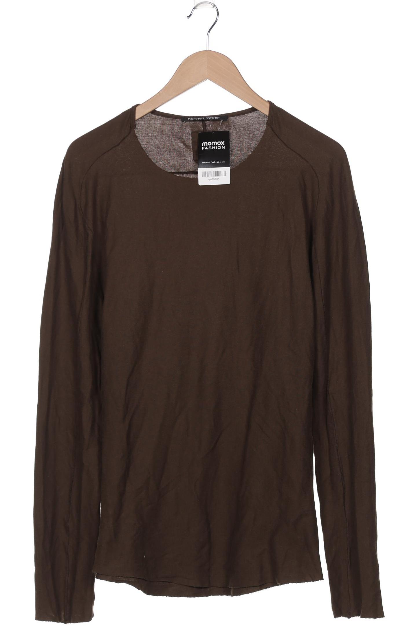 

hannes roether Herren Langarmshirt, braun, Gr. 52