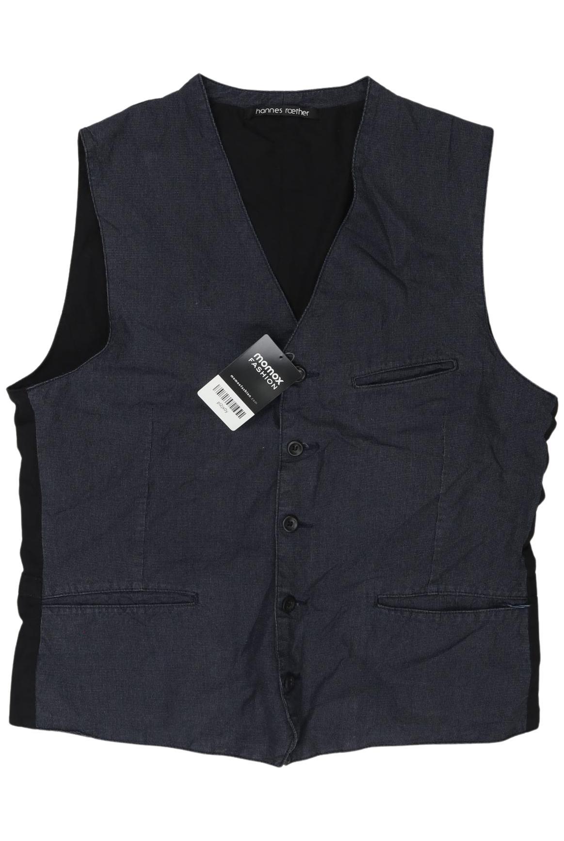 

hannes roether Herren Weste, marineblau, Gr. 48