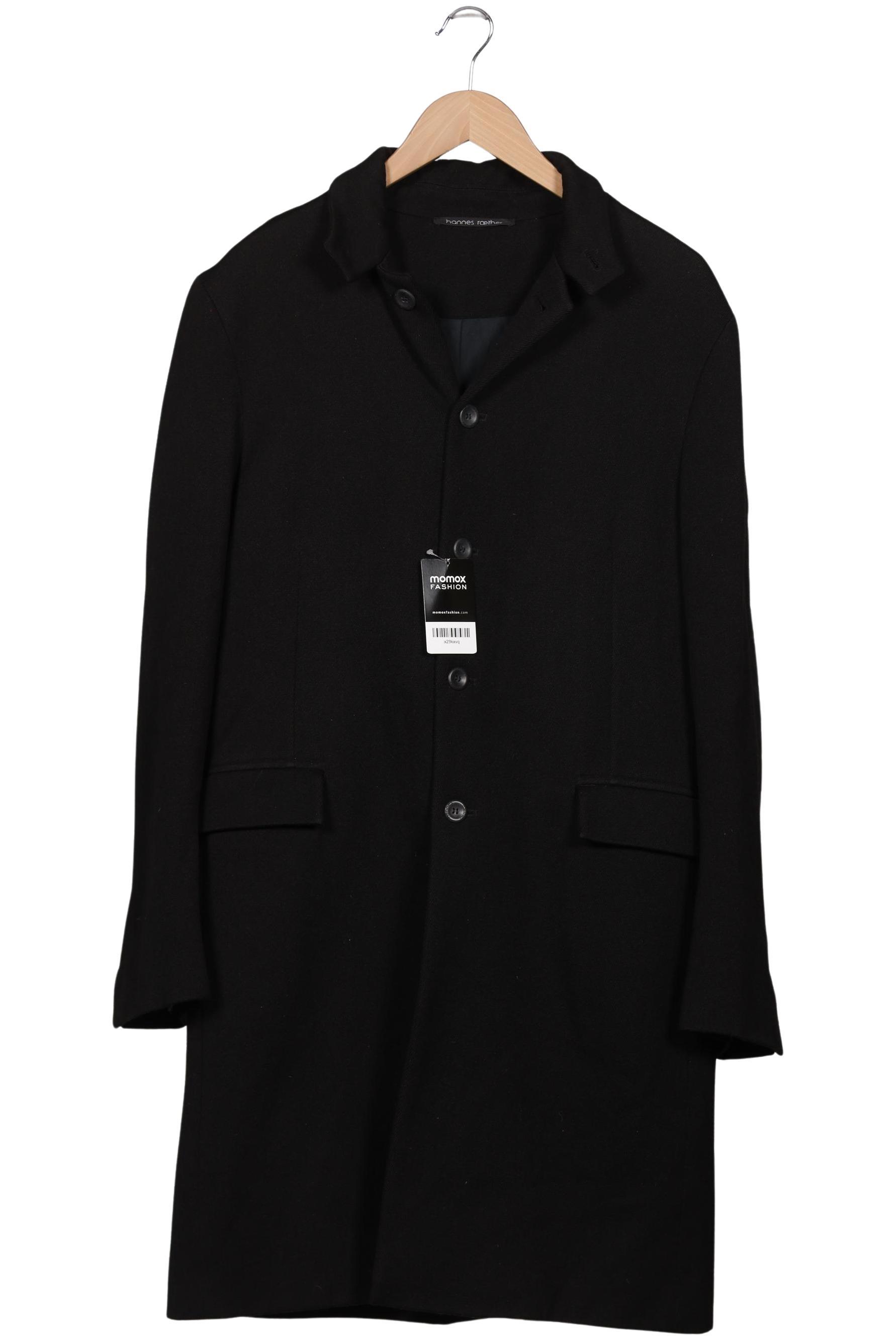 

hannes roether Herren Mantel, schwarz, Gr. 52
