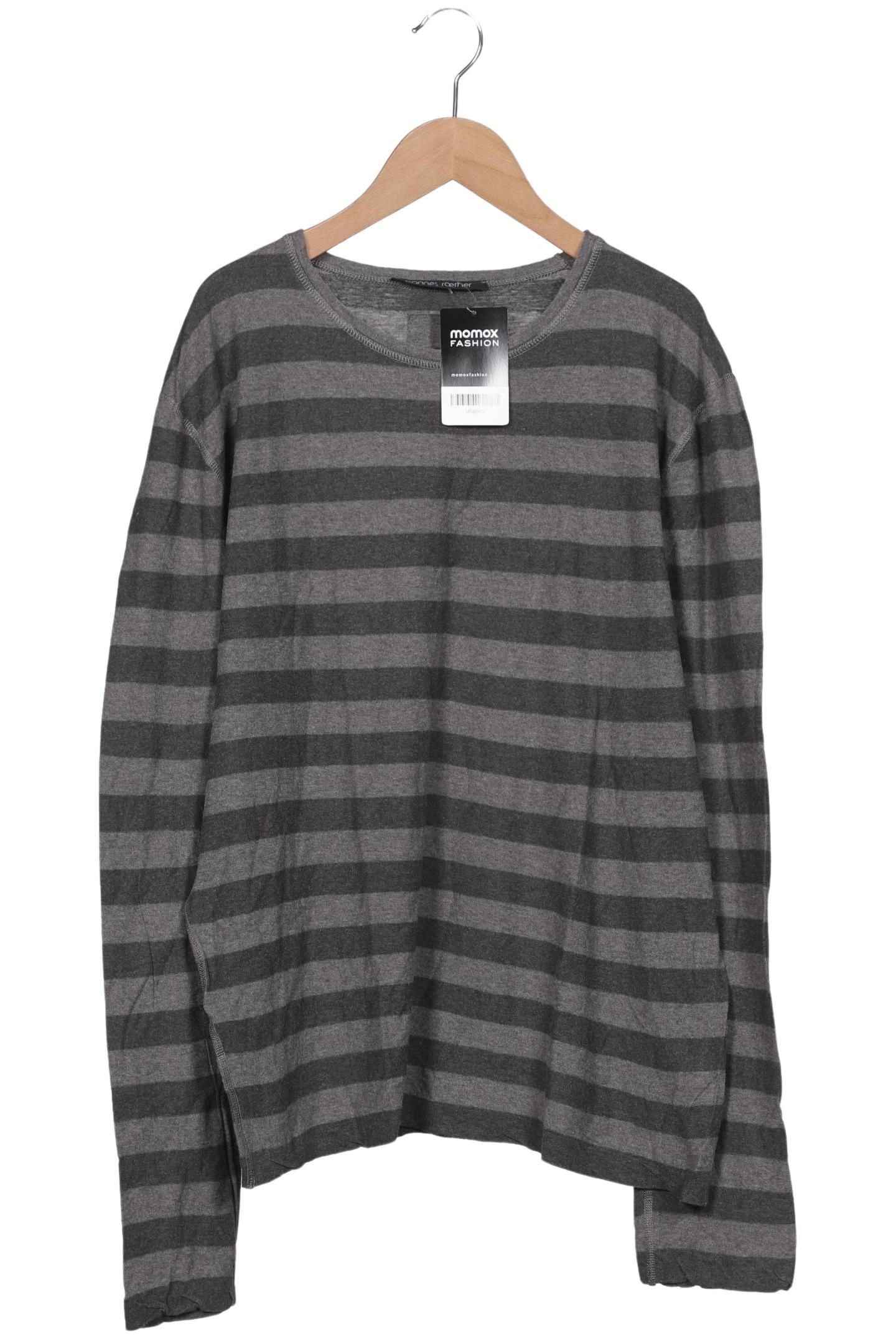 

hannes roether Herren Langarmshirt, grau, Gr. 52