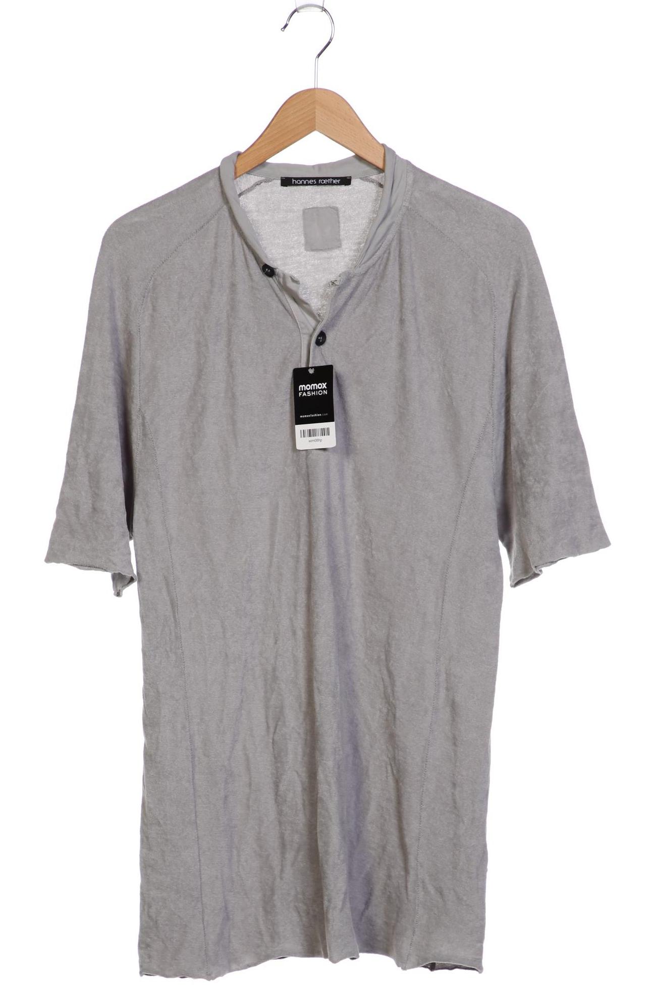

hannes roether Herren T-Shirt, grau, Gr. 56