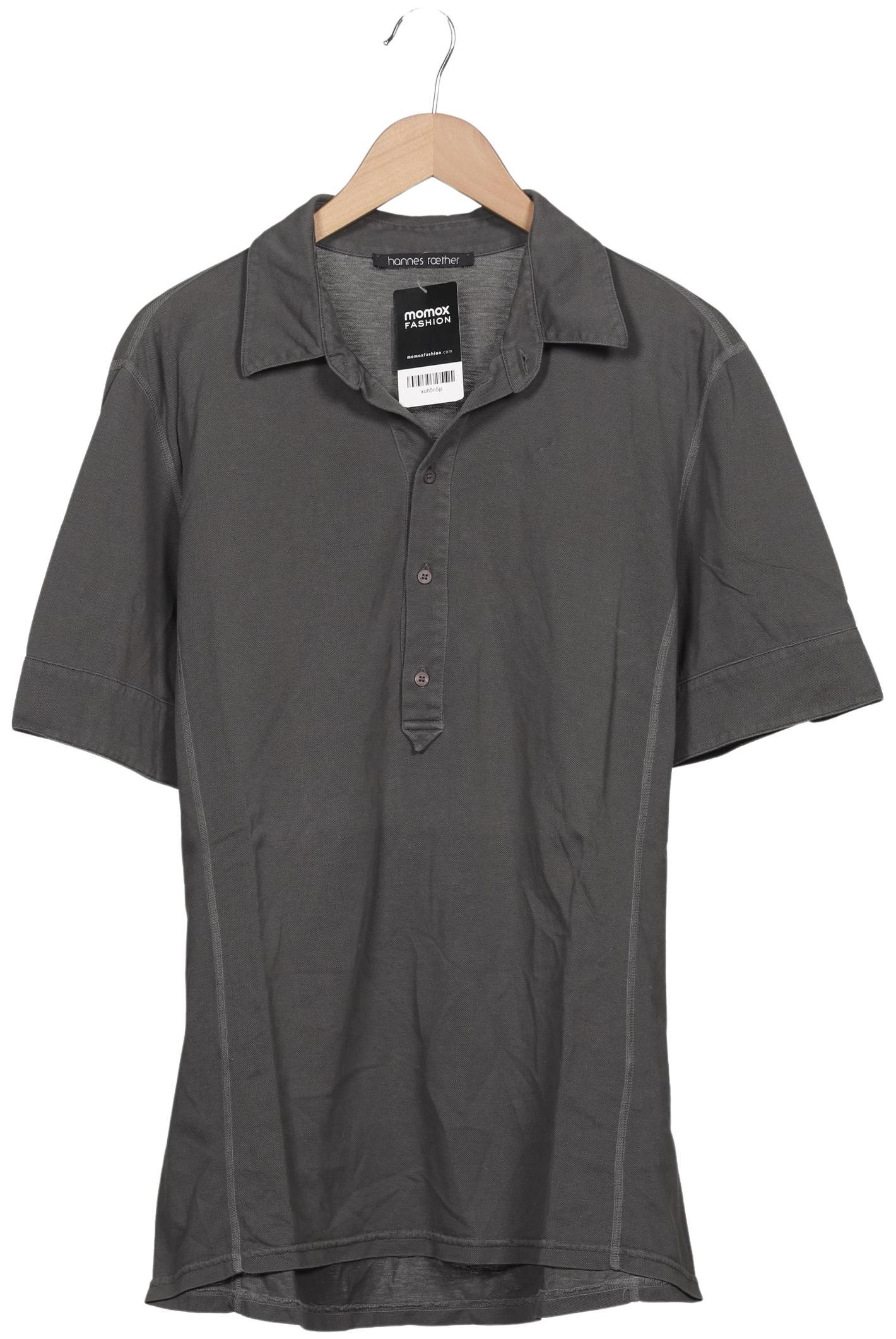 

hannes roether Herren Poloshirt, grau, Gr. 54