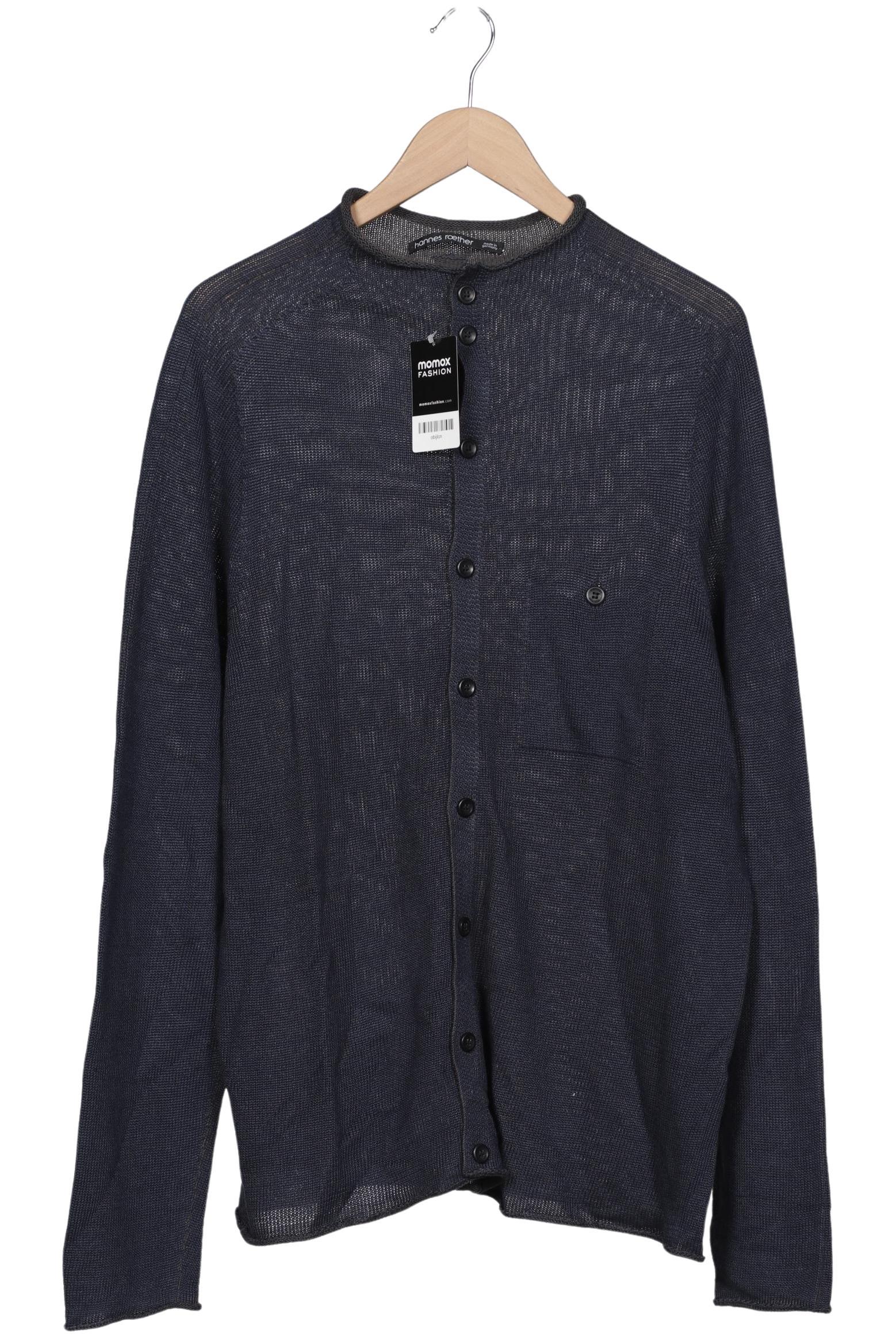 

hannes roether Herren Strickjacke, marineblau, Gr. 56