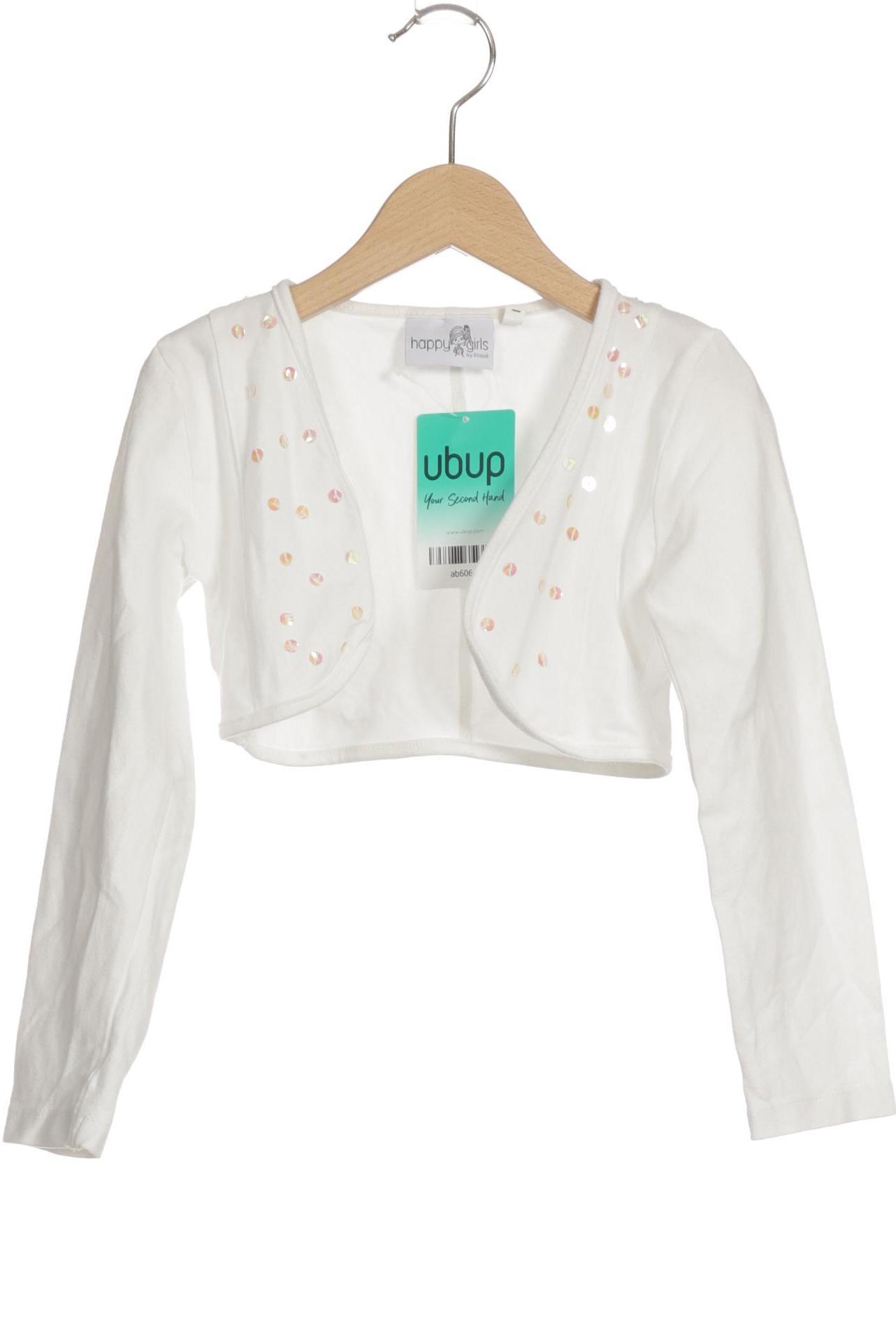 

Happy Girls Mädchen Strickjacke, weiß, Gr. 128