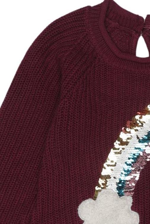 Thumbnail - Happy Girls Mädchen Kleid, bordeaux, Gr. 104