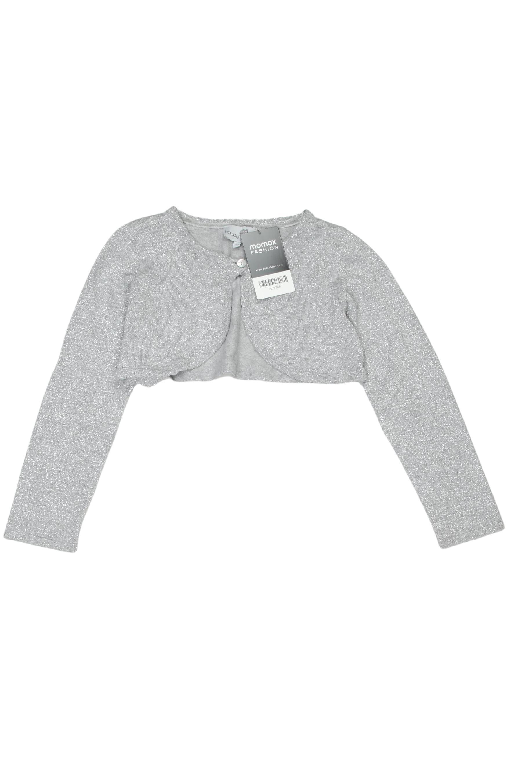 

Happy Girls Mädchen Strickjacke, silber, Gr. 128