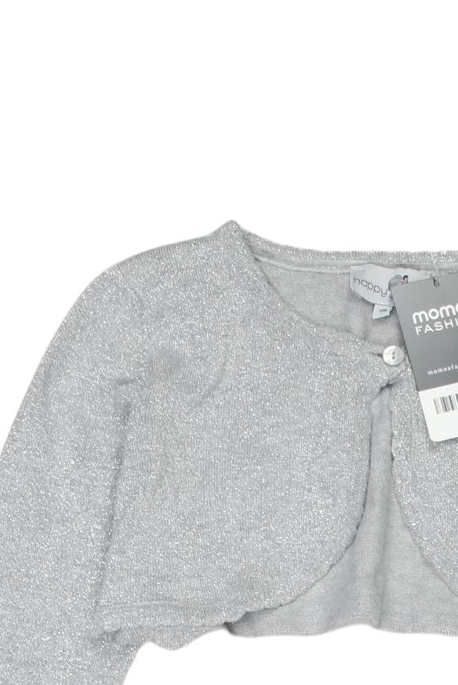 Thumbnail - Happy Girls Mädchen Strickjacke, silber, Gr. 128