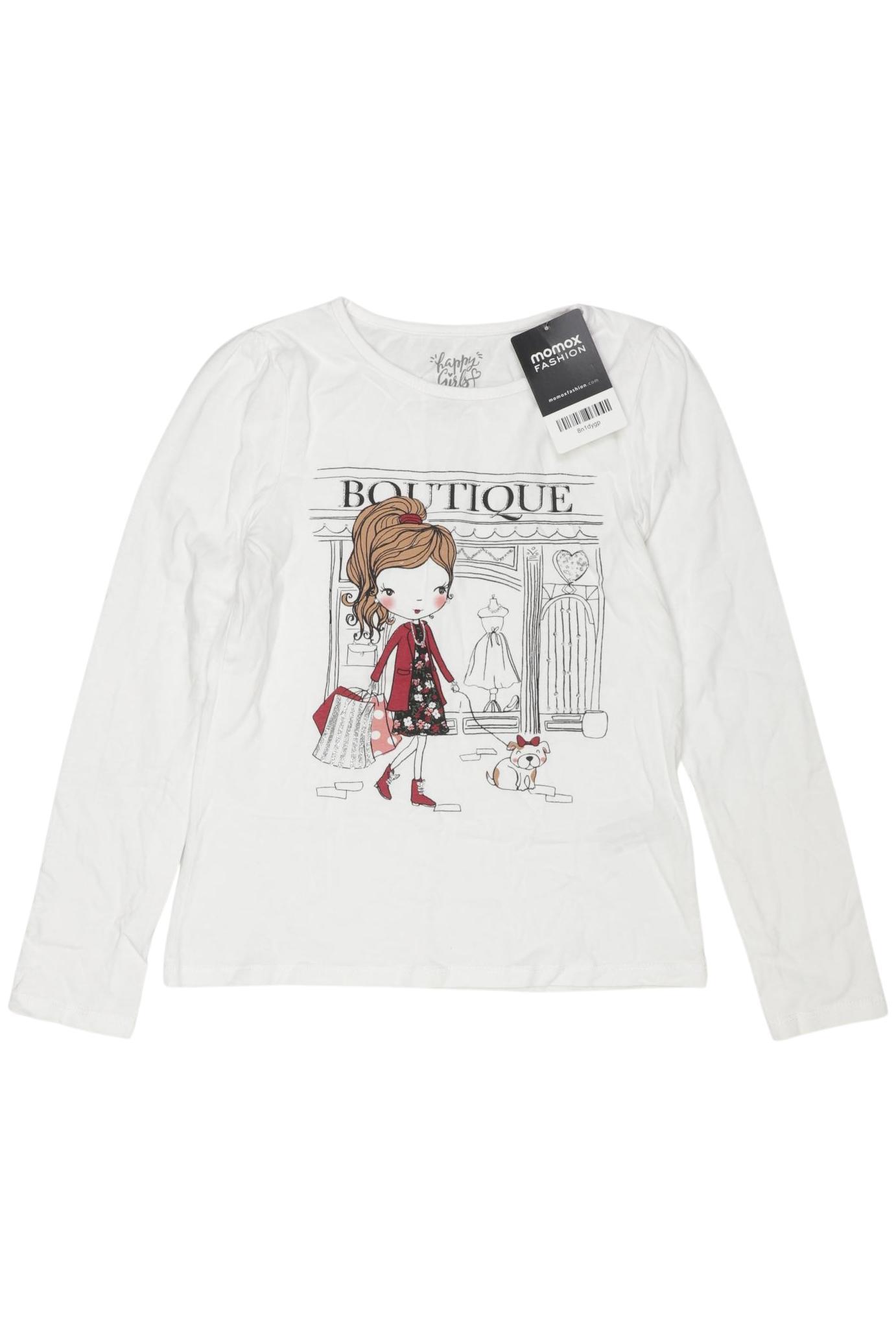 

Happy Girls Mädchen Langarmshirt, weiß, Gr. 134