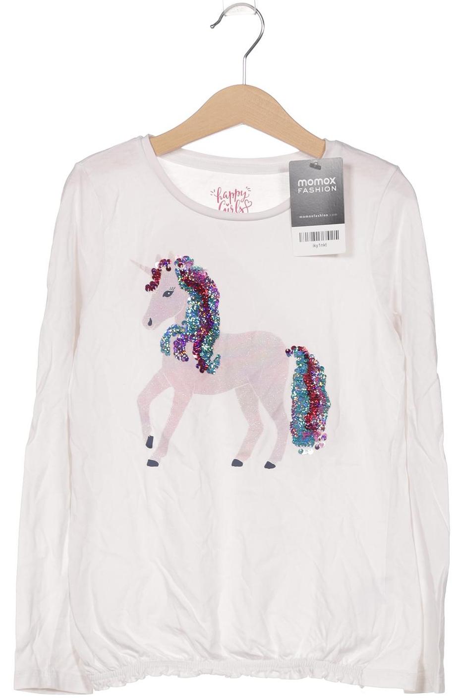 

Happy Girls Damen Langarmshirt, weiß, Gr. 140