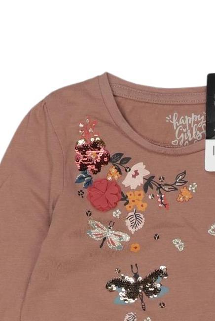 Thumbnail - Happy Girls Mädchen Langarmshirt, braun, Gr. 110